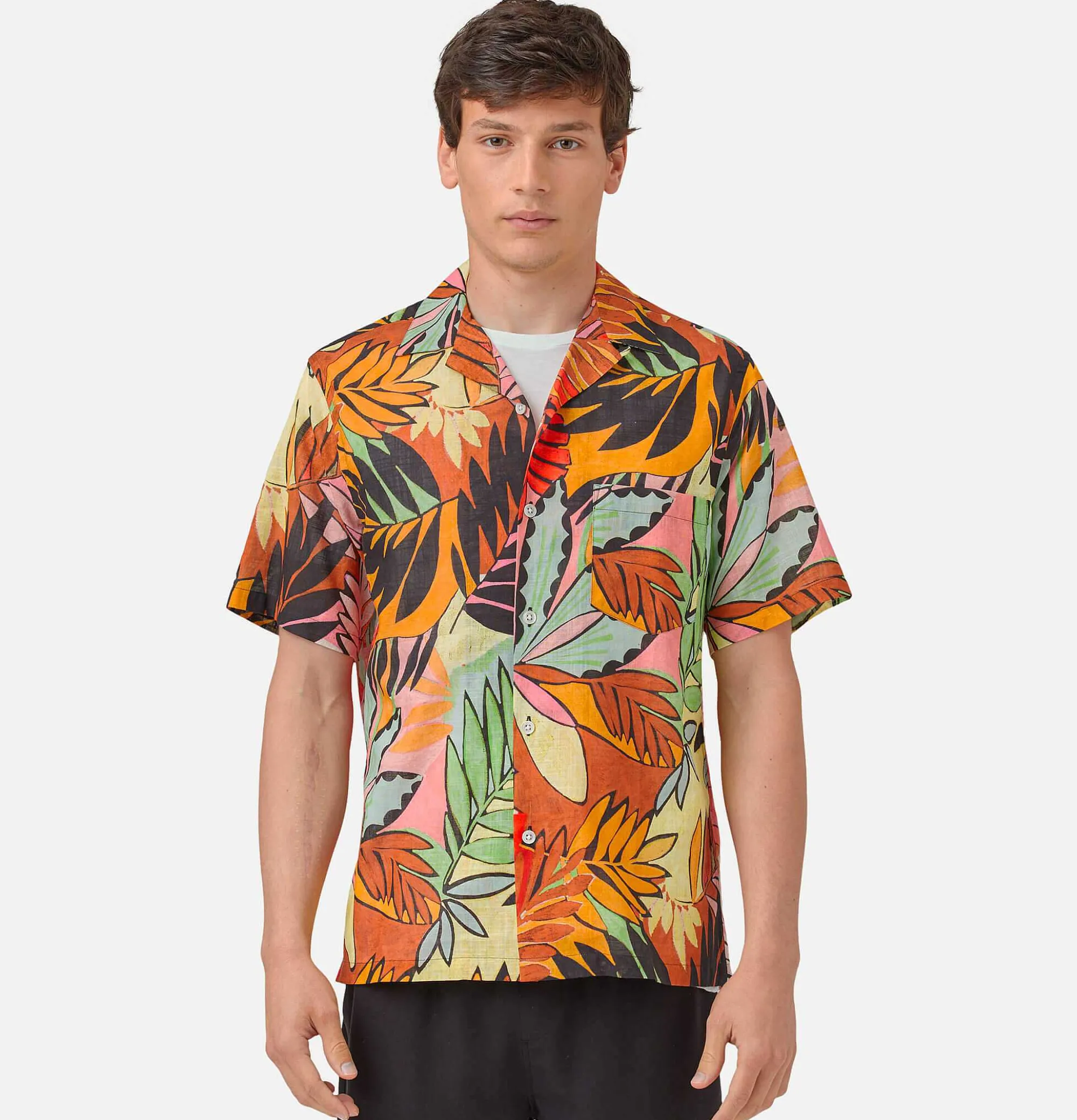 PORTUGUESE FLANNEL Post Flower Shirt