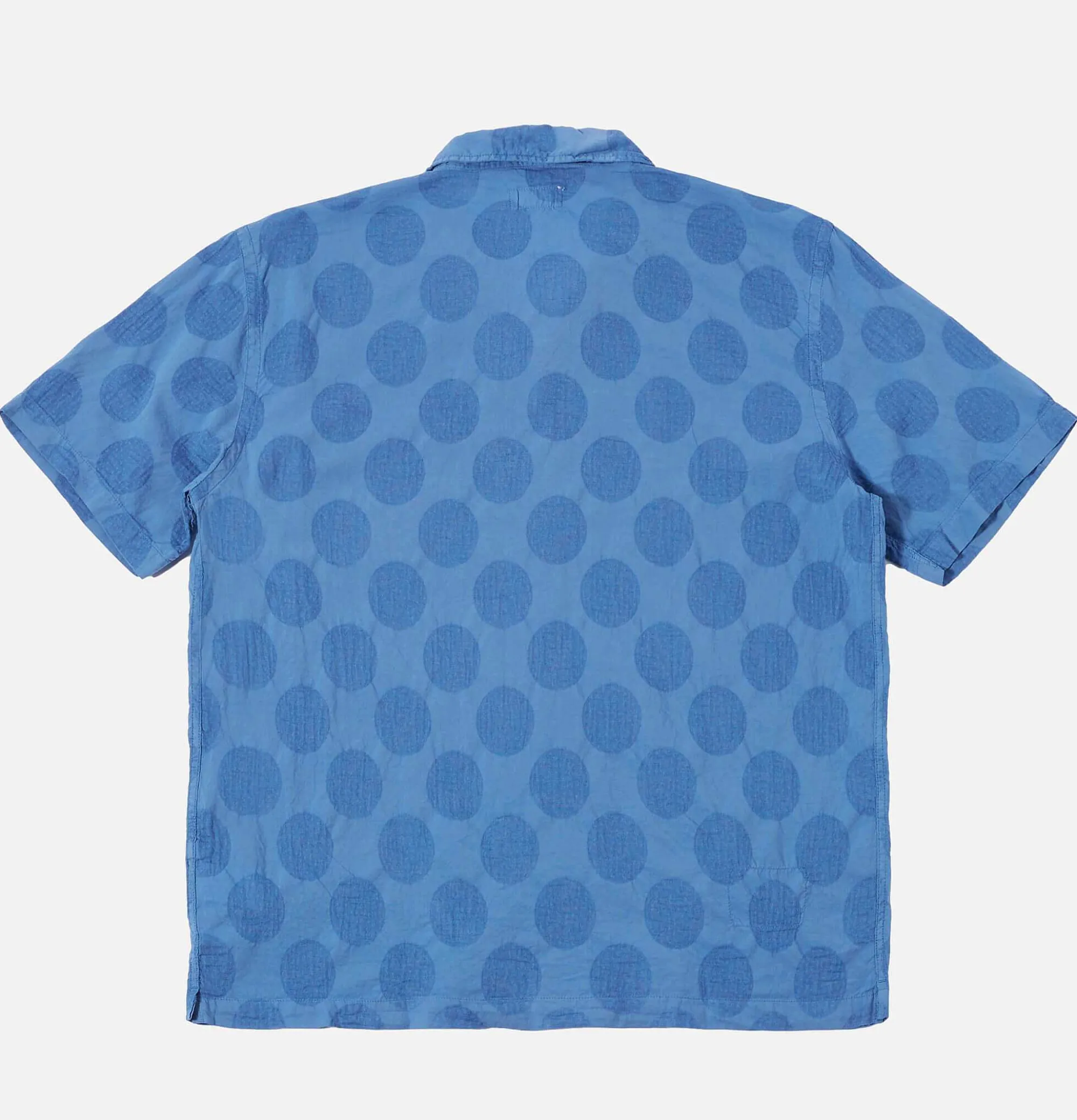 UNIVERSAL WORKS Road Shirt Dot Blue