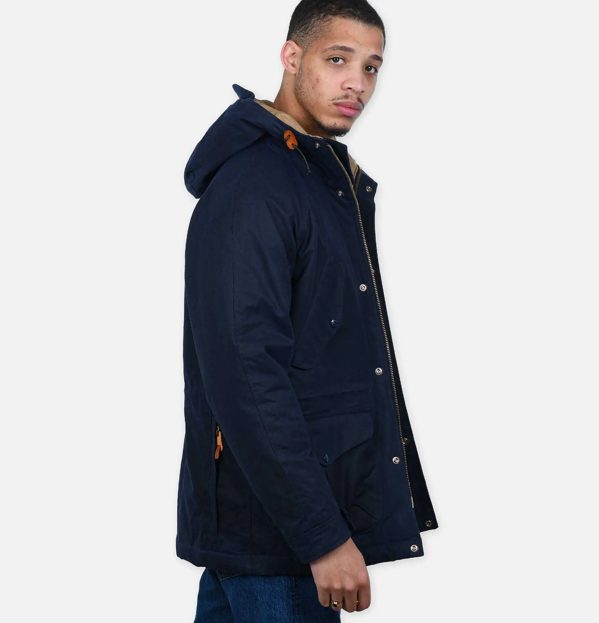 MANIFATTURA CECCARELLI Fisherman Parka Navy