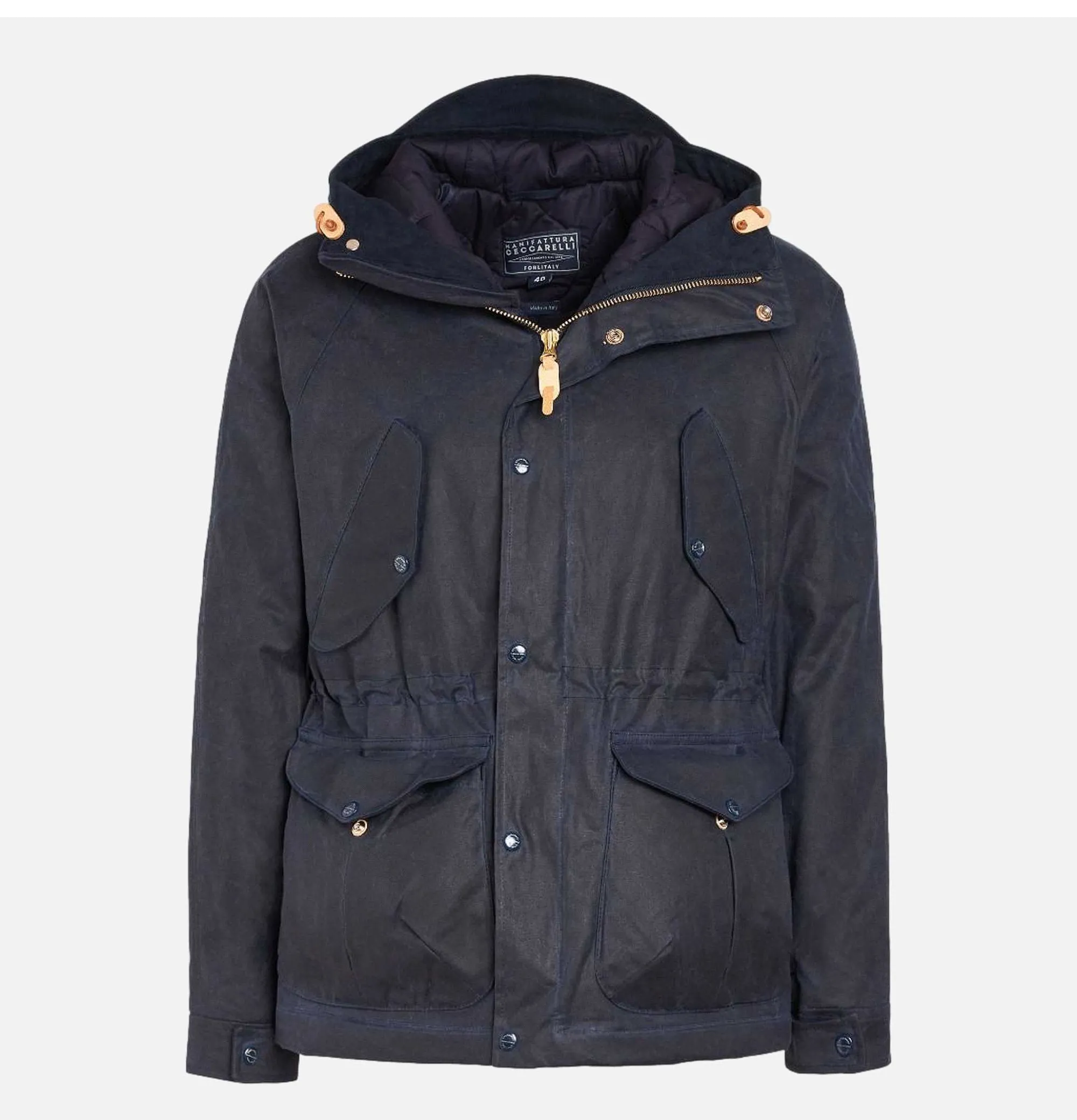 MANIFATTURA CECCARELLI Fisherman Parka Navy