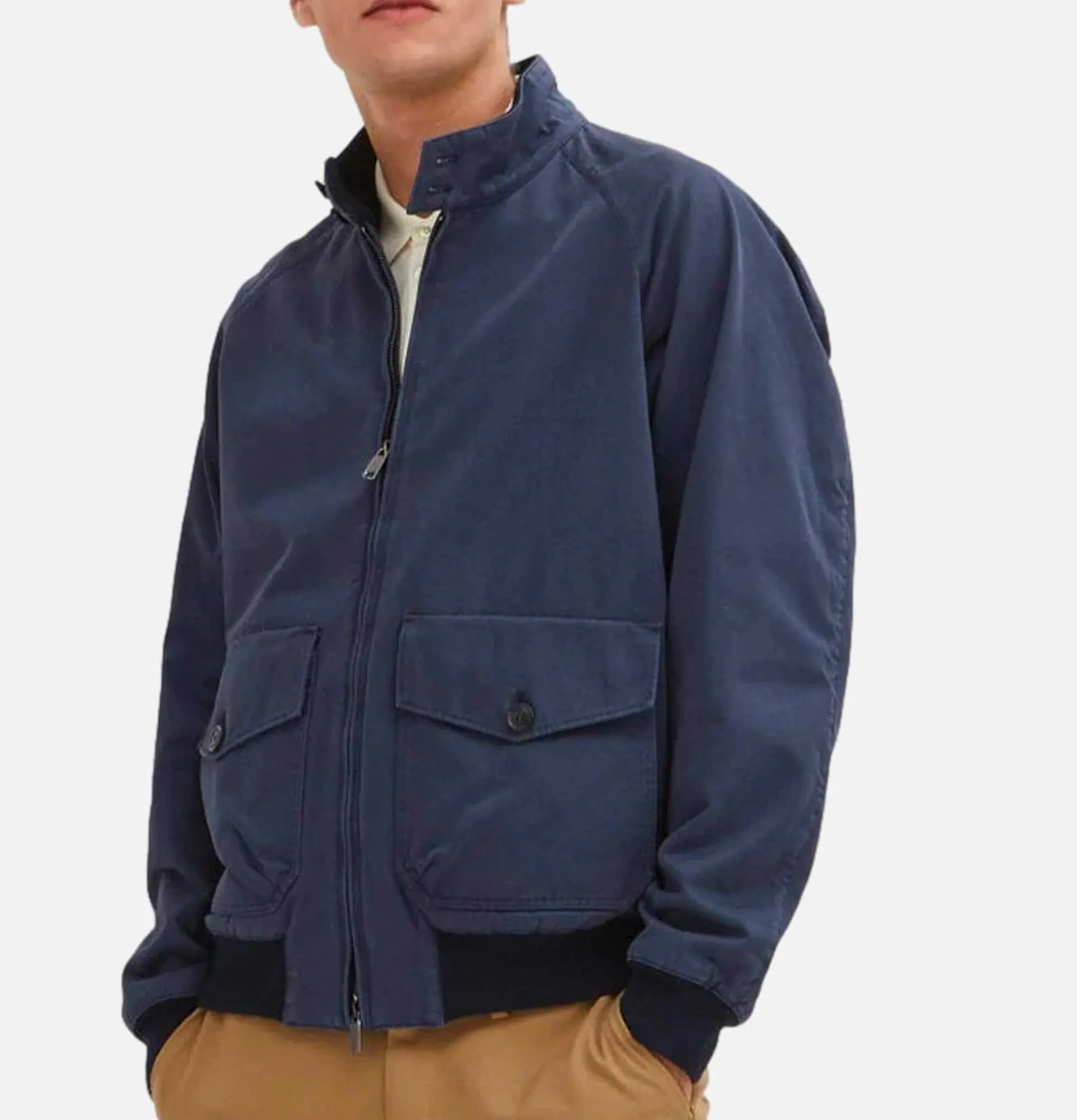 BARACUTA G9 Jacket Gabardine Navy