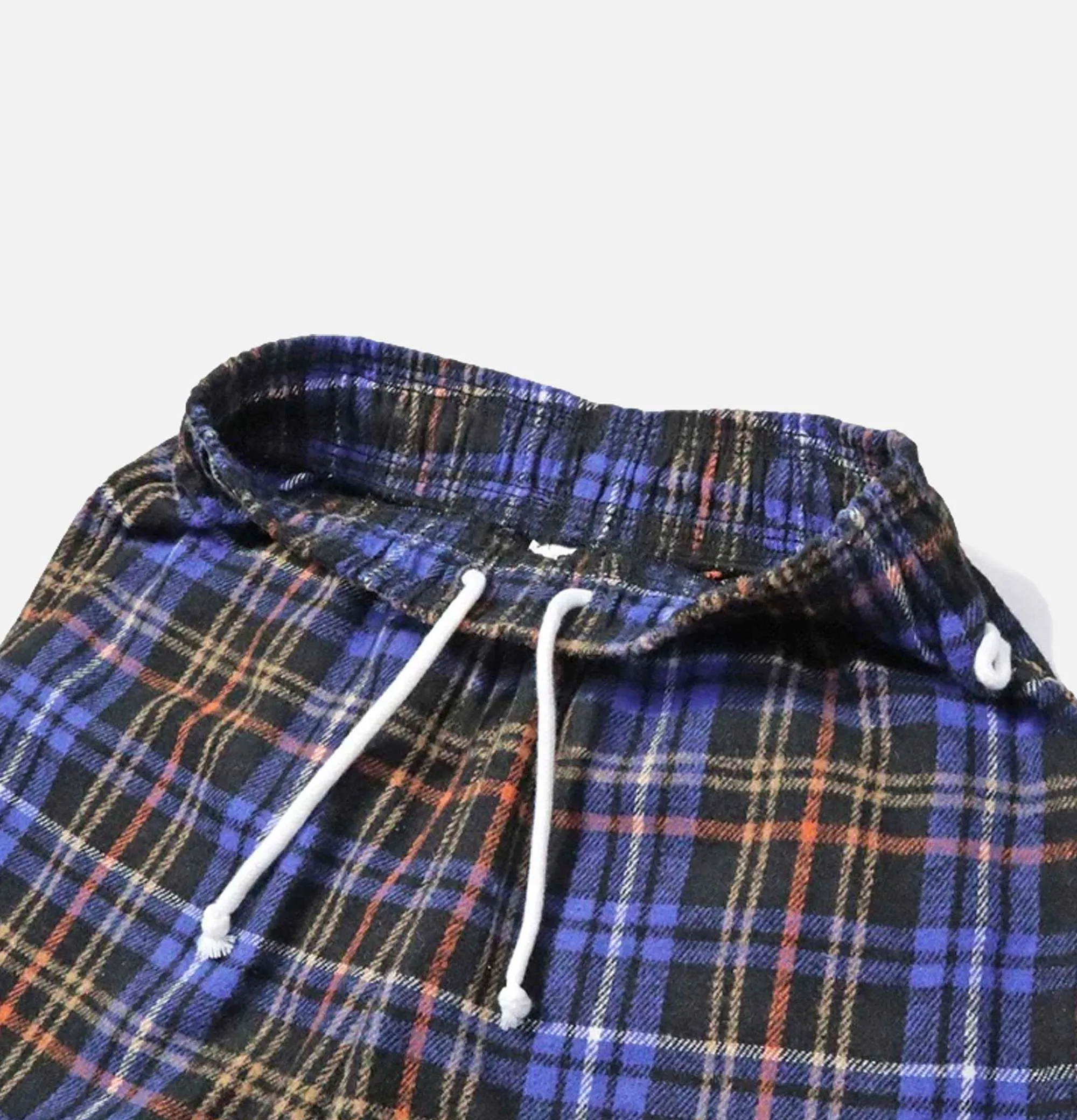 COOKMAN Chef Pant Woolmix Tartan Scott Navy
