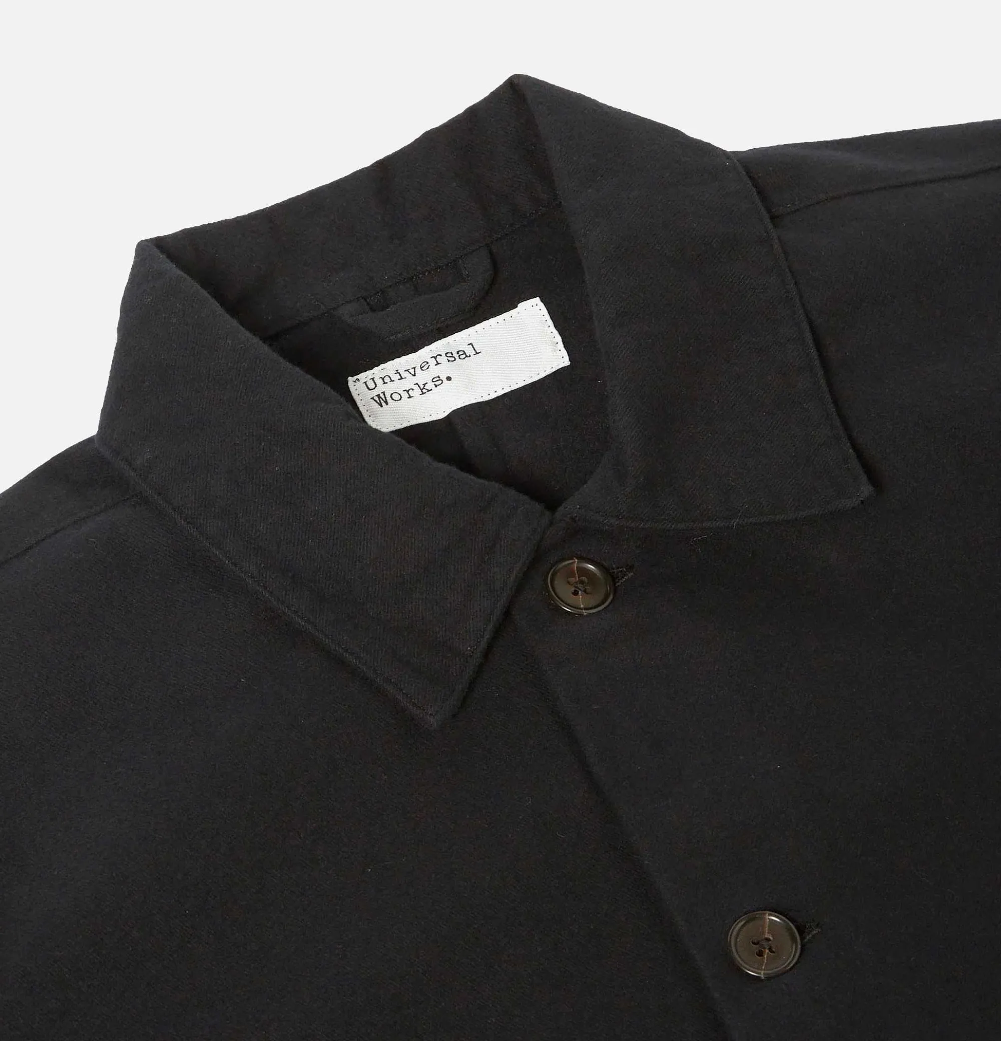 UNIVERSAL WORKS Travail Overshirt Black
