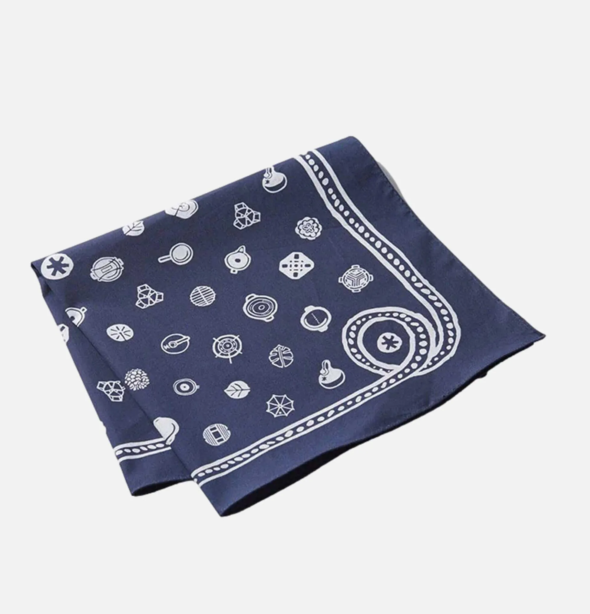 SNOW PEAK Sp Dot Bandana Navy