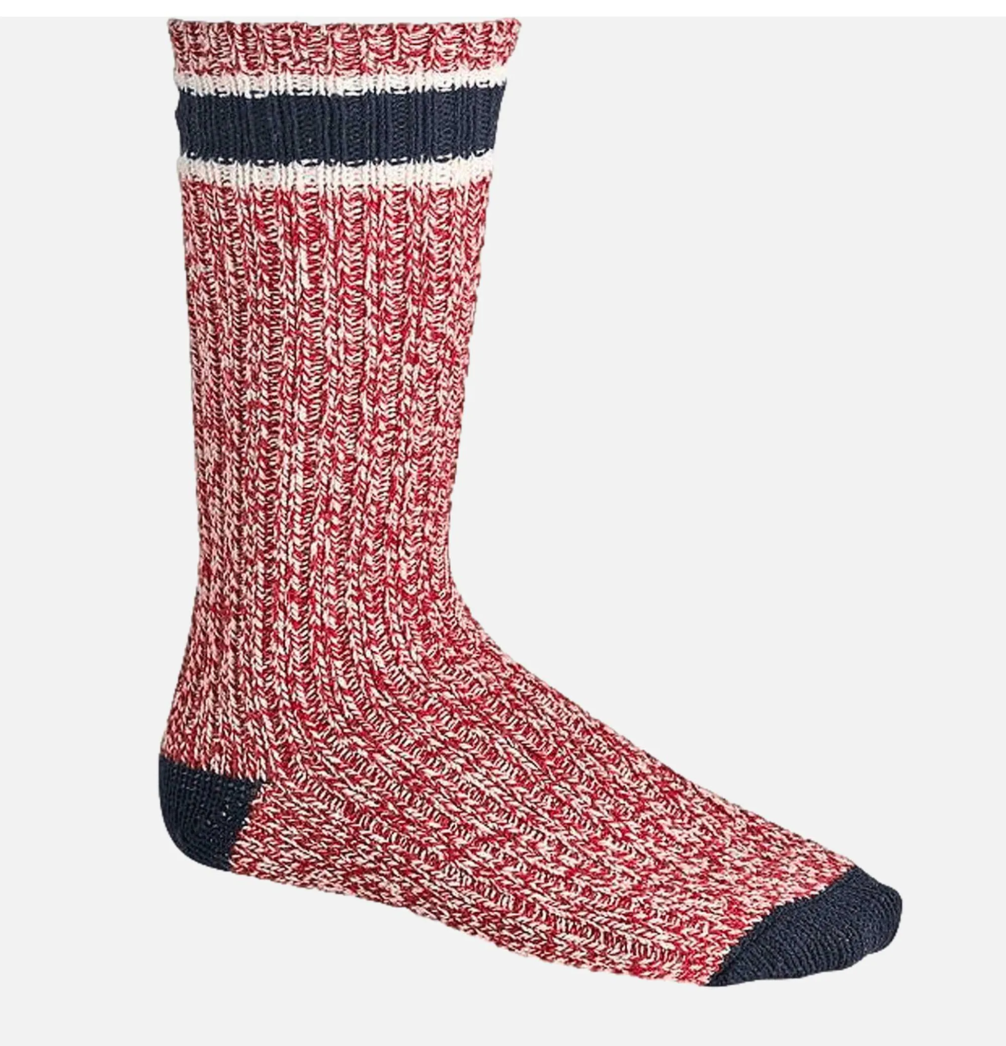 Men RED WING SHOES 97331 Ragg Wool Socks Red
