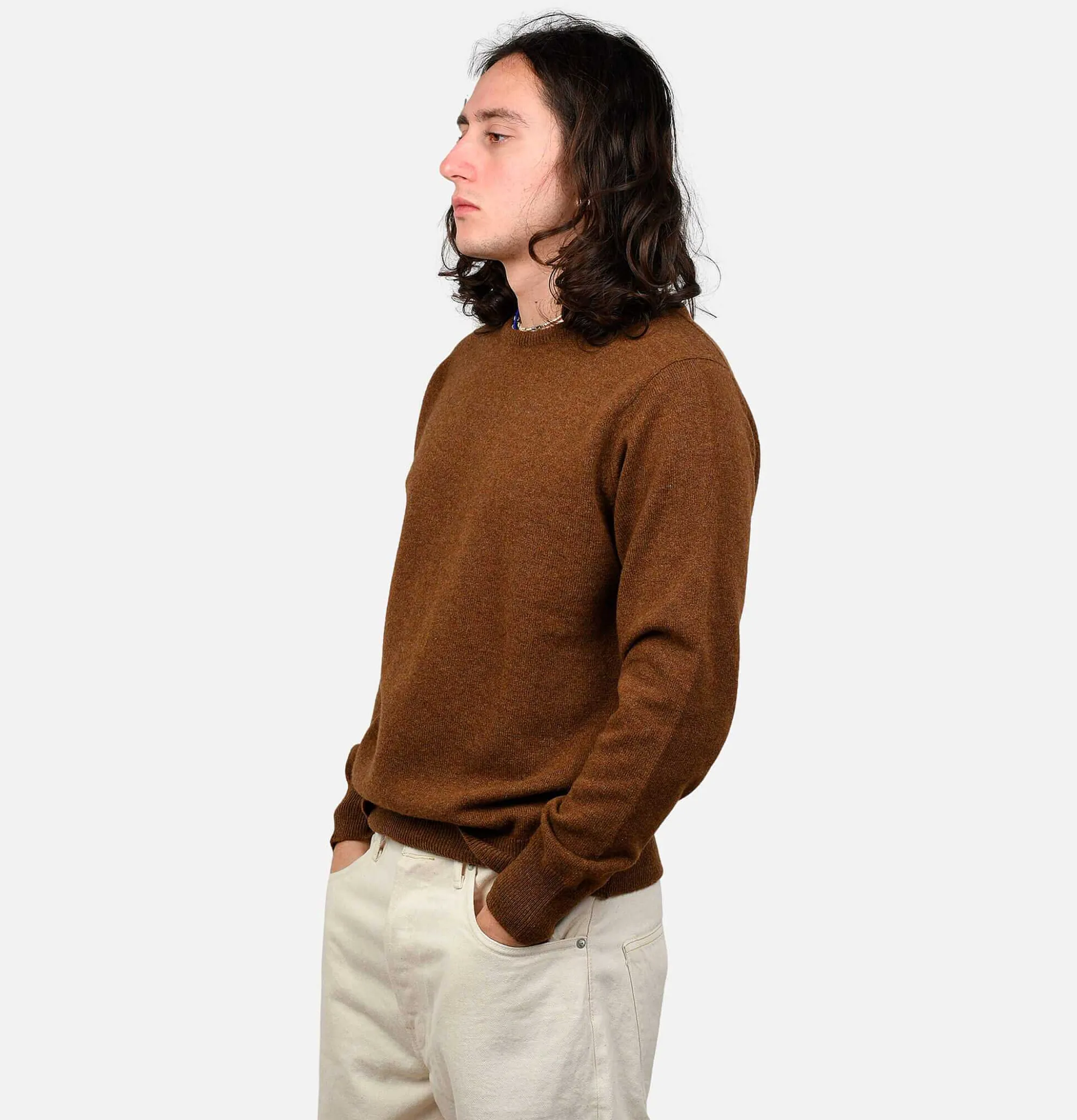 WILLIAM LOCKIE Round Neck Pullover Kestrel