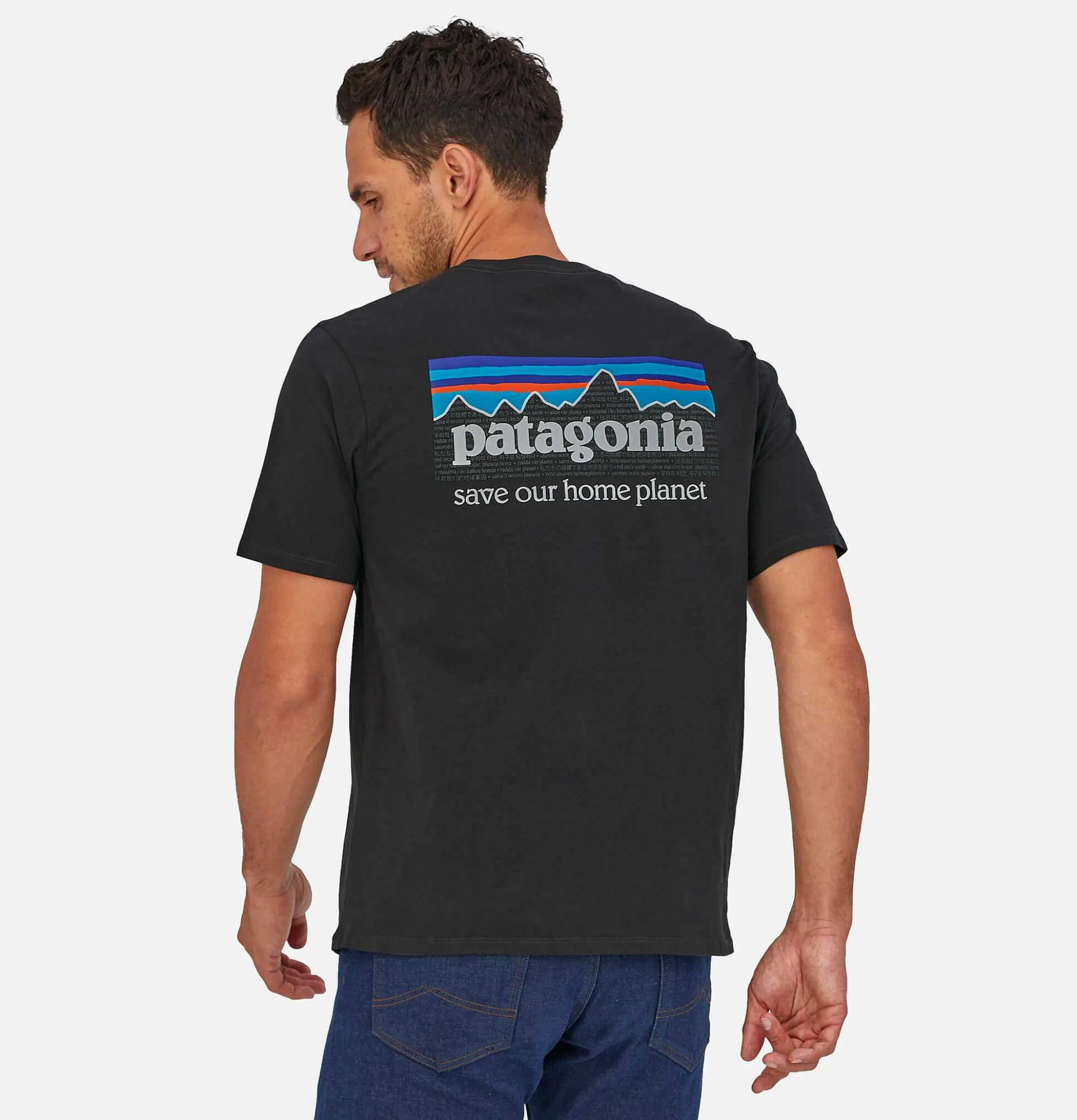 PATAGONIA Tee Shirt P6 Mission Ink Black