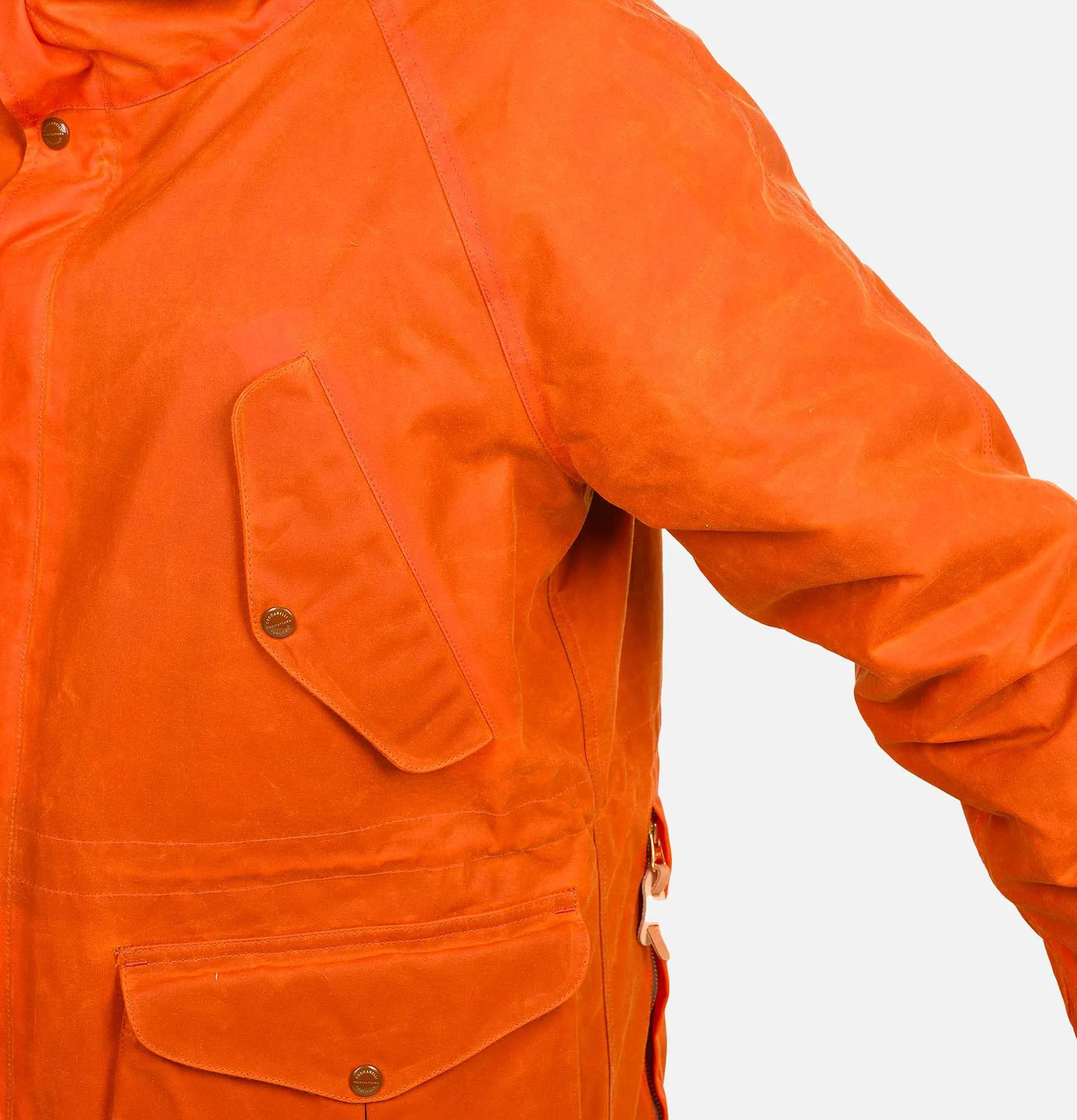 MANIFATTURA CECCARELLI Fisherman Parka Orange