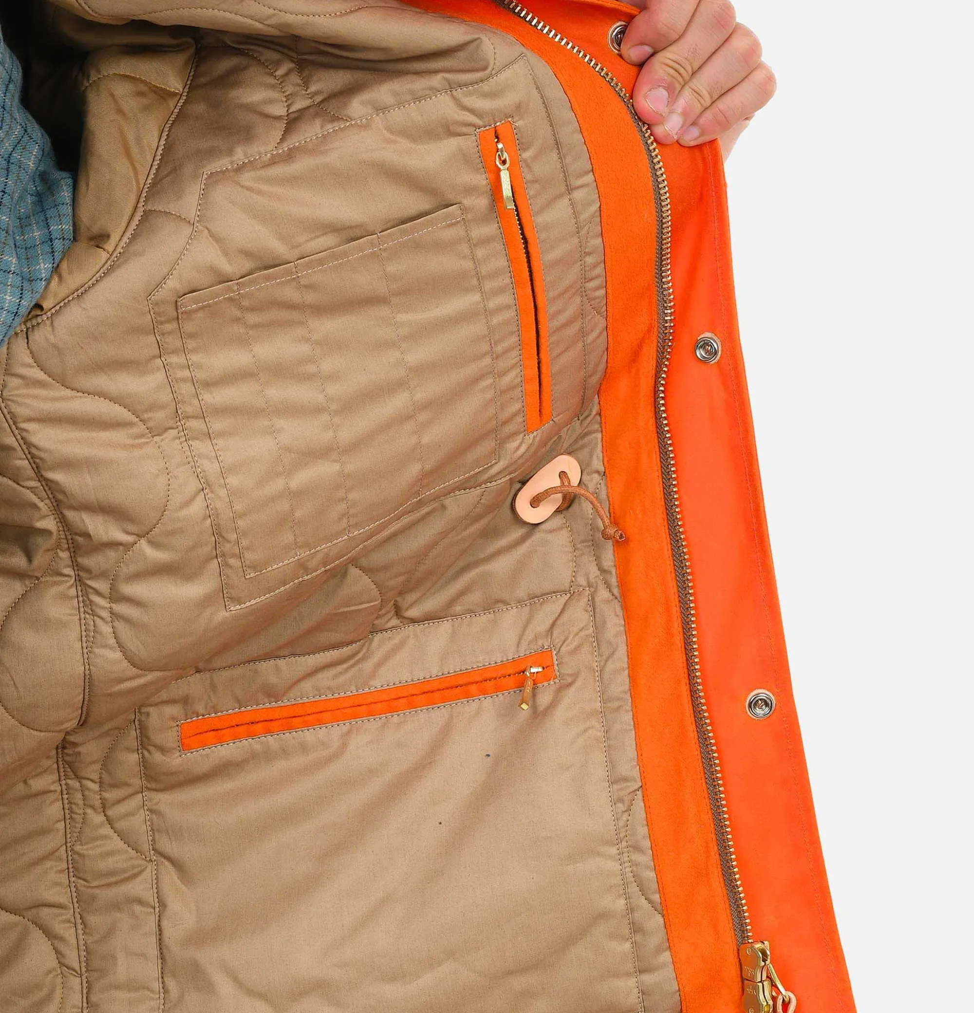 MANIFATTURA CECCARELLI Fisherman Parka Orange