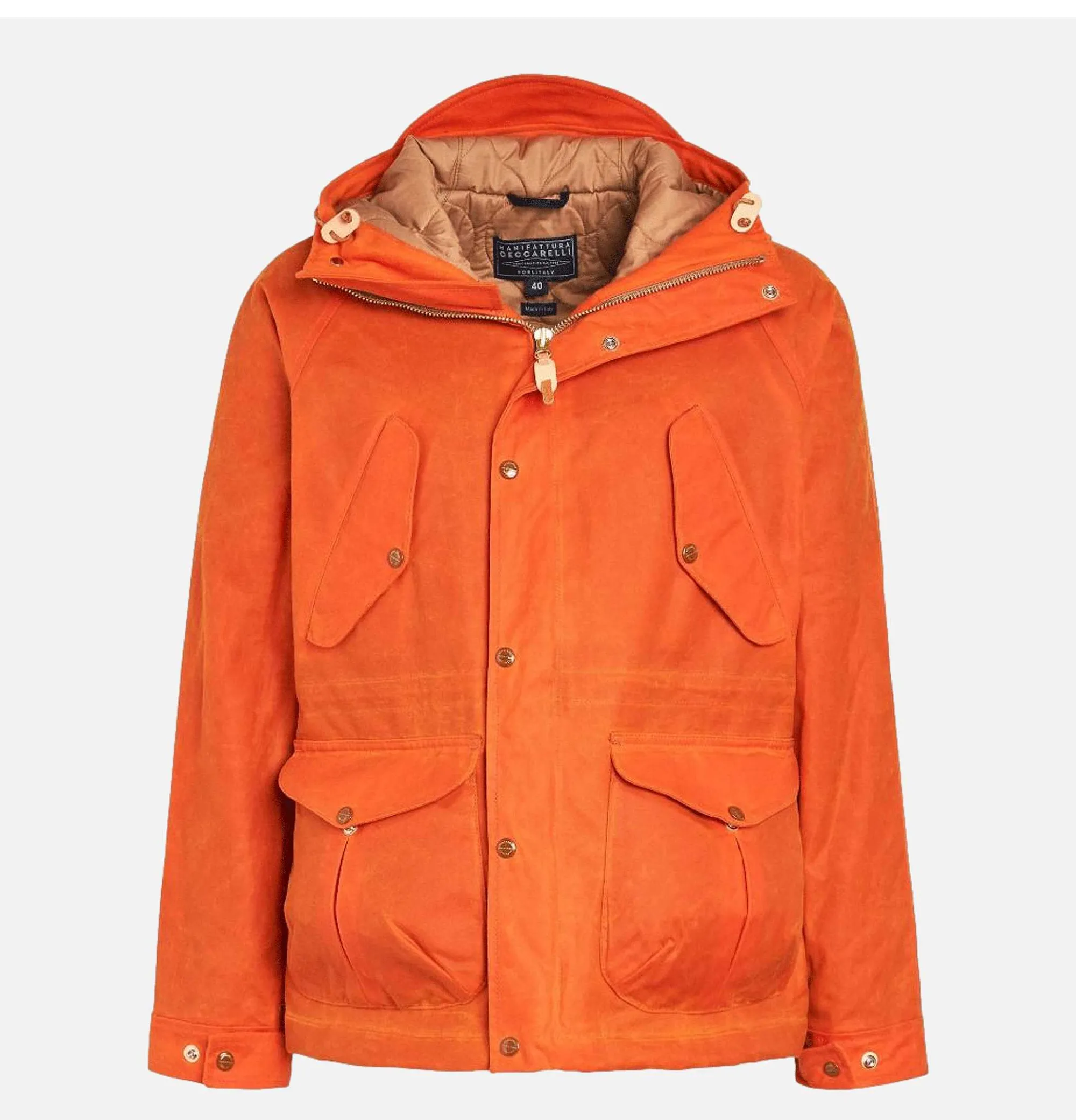 MANIFATTURA CECCARELLI Fisherman Parka Orange