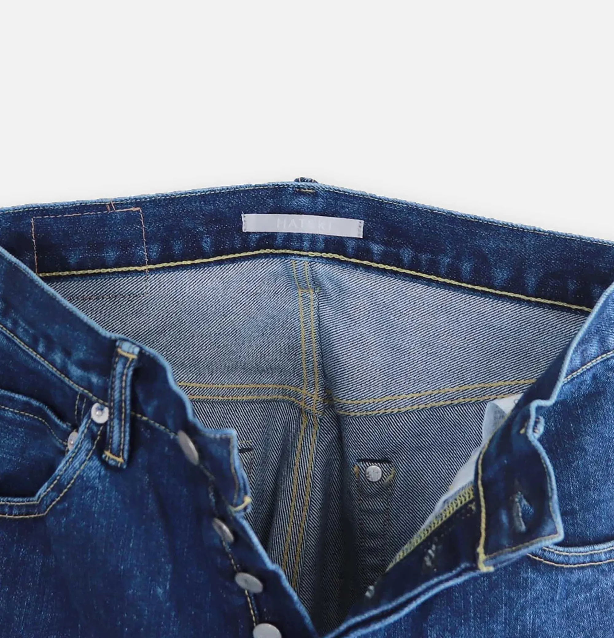 HATSKI 22001 Loose Tapered Jeans Used Blue