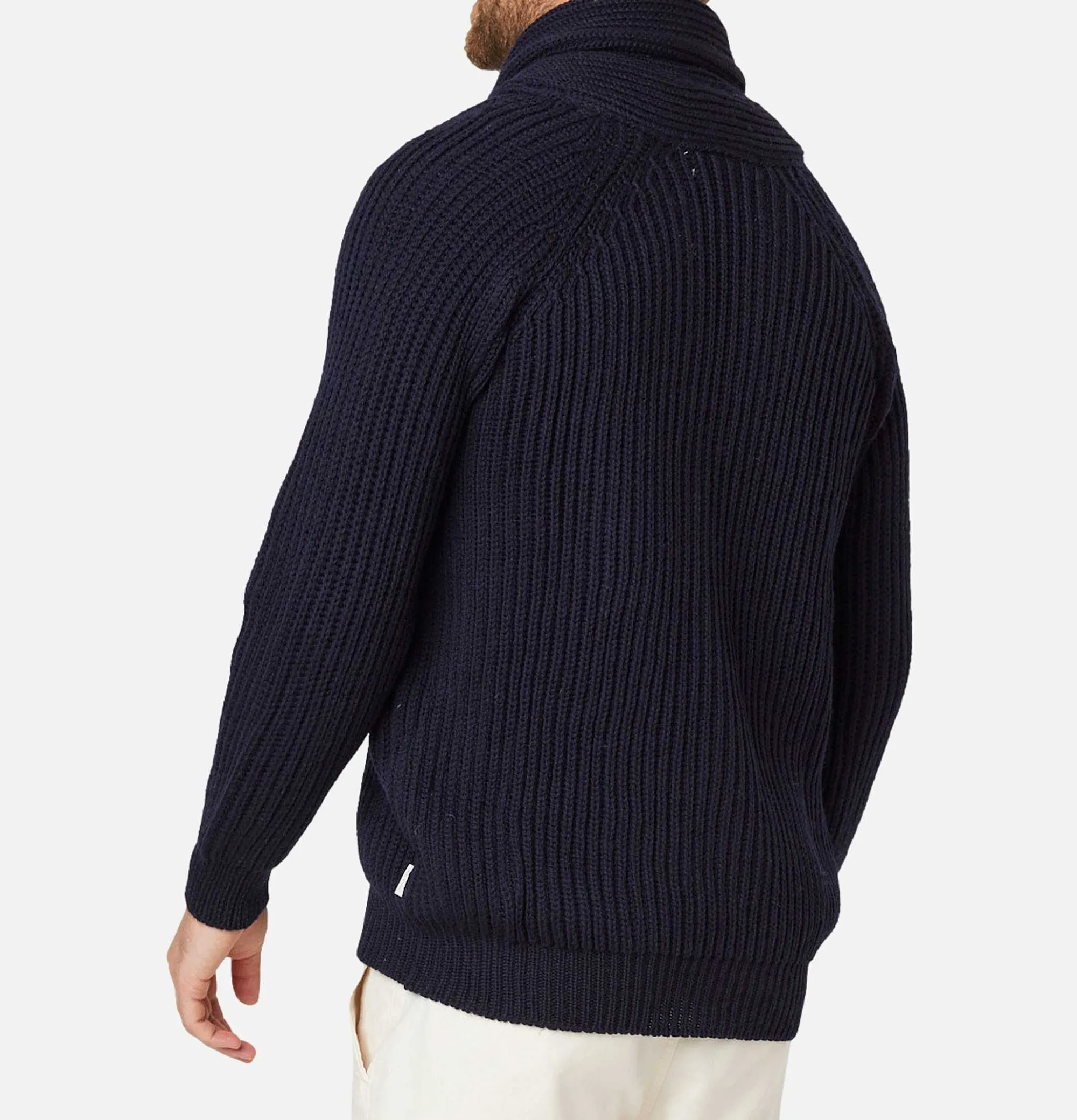 PEREGRINE Wilkinson Cardigan Wool Navy