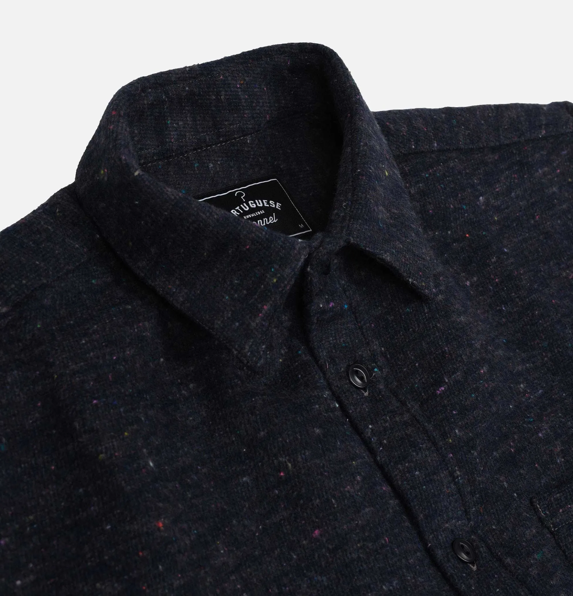 PORTUGUESE FLANNEL Soft Rude Blue Shirt