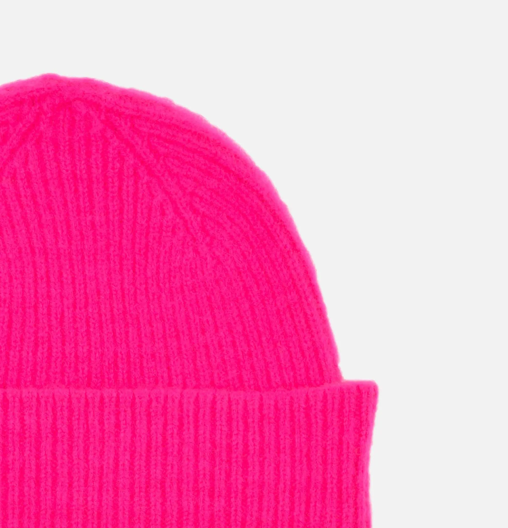 ROBERT MACKIE Beanie Bonnet Neon Pink