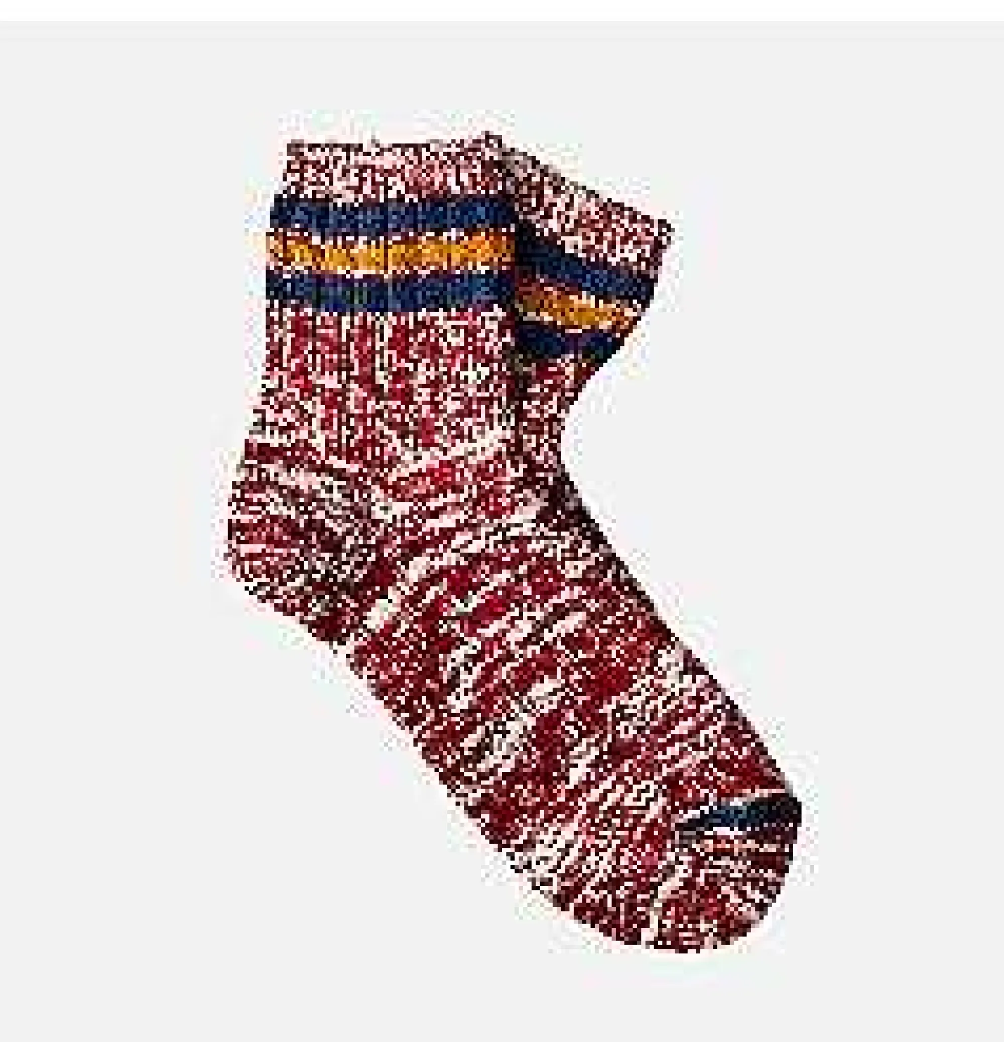 Men THUNDERS LOVE Athletic Socks Burgundy