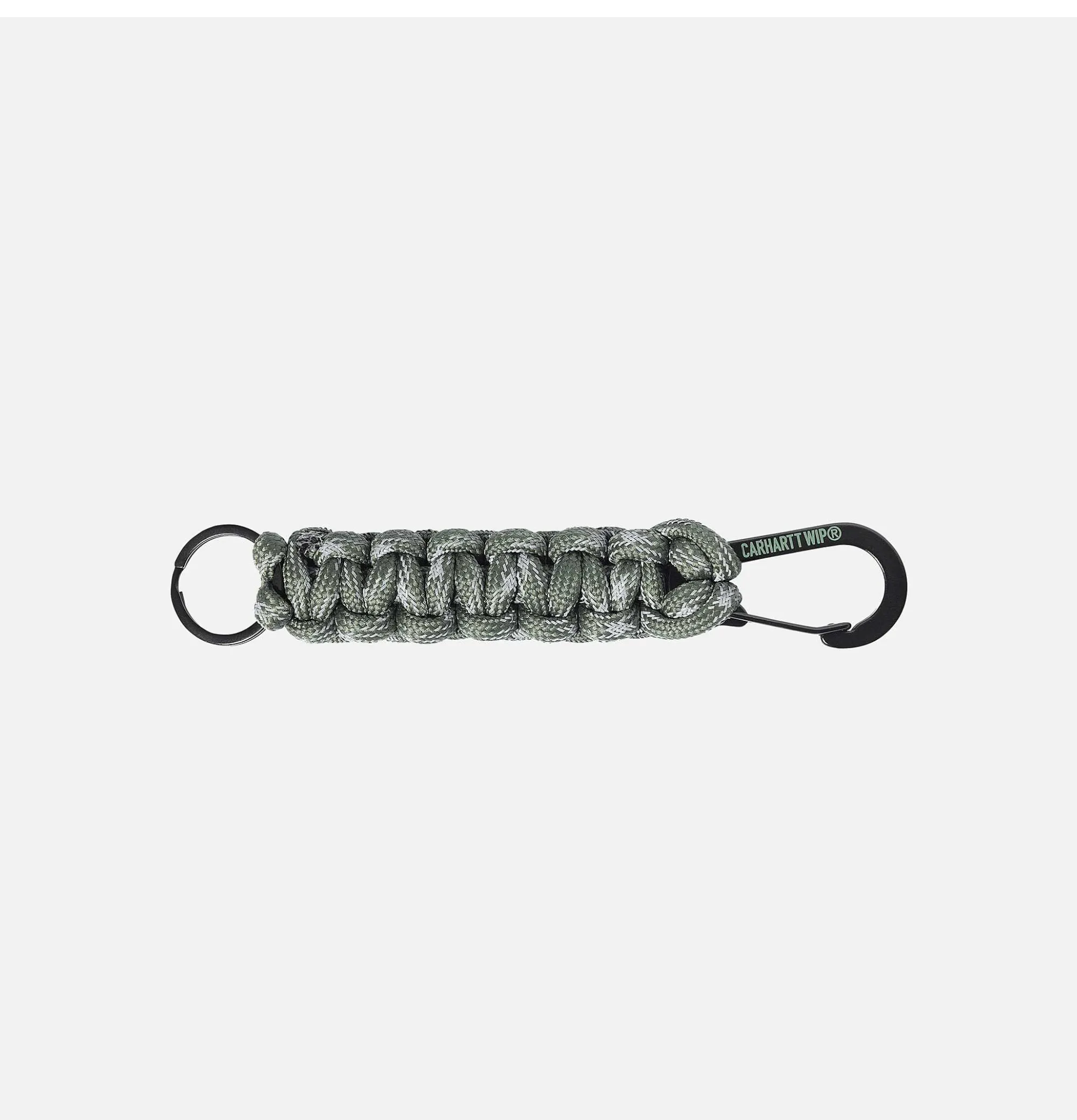 CARHARTT WIP Tour Cord Keychain Smoke Green