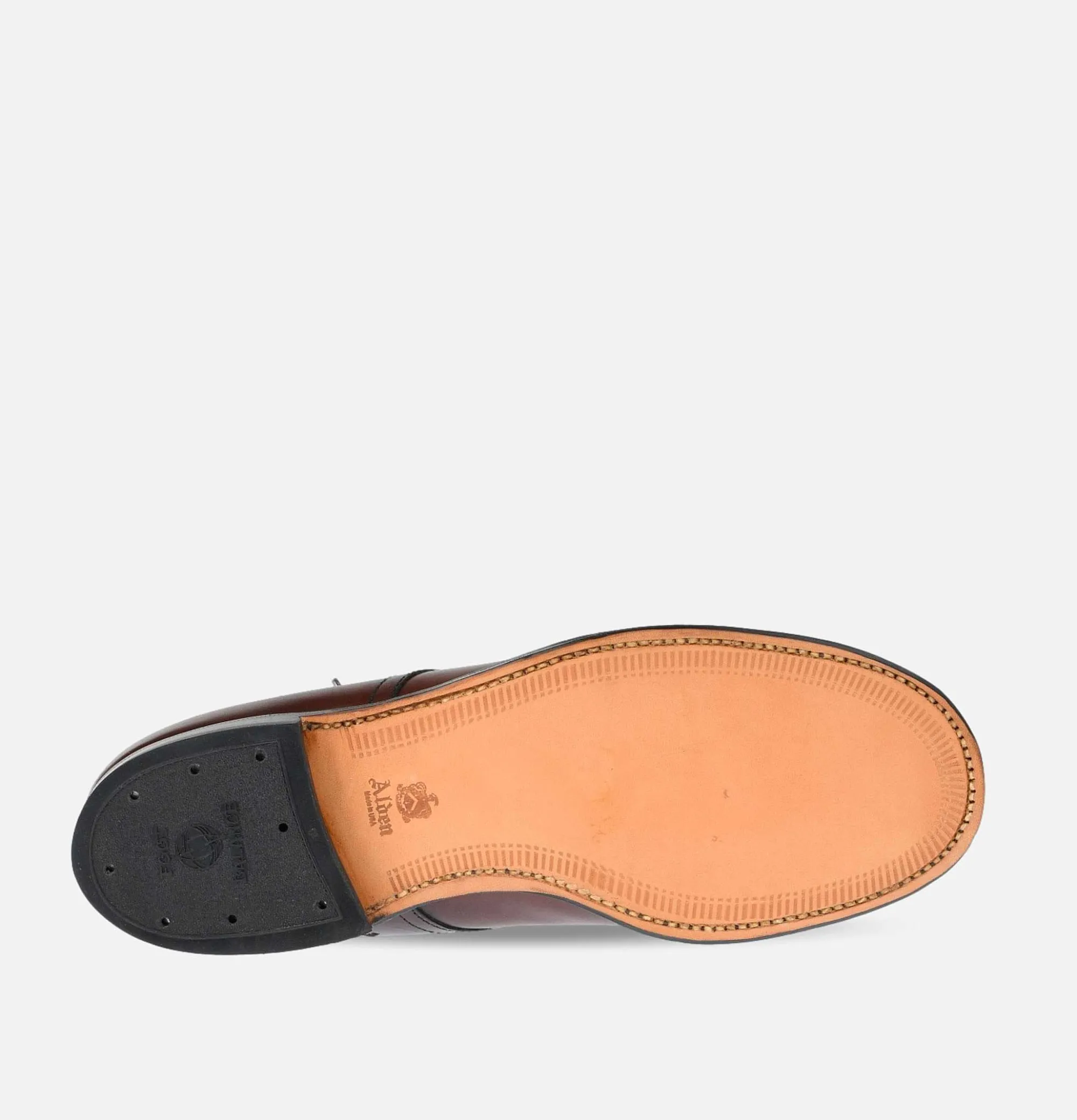 Men ALDEN SHOE CO M2608 - U-Tip Shoes Brown Vegano