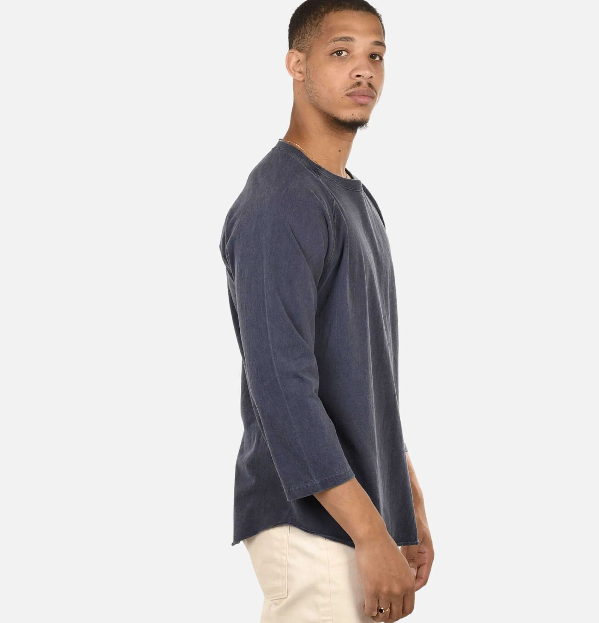 GOOD ON Baseball Tee Navy