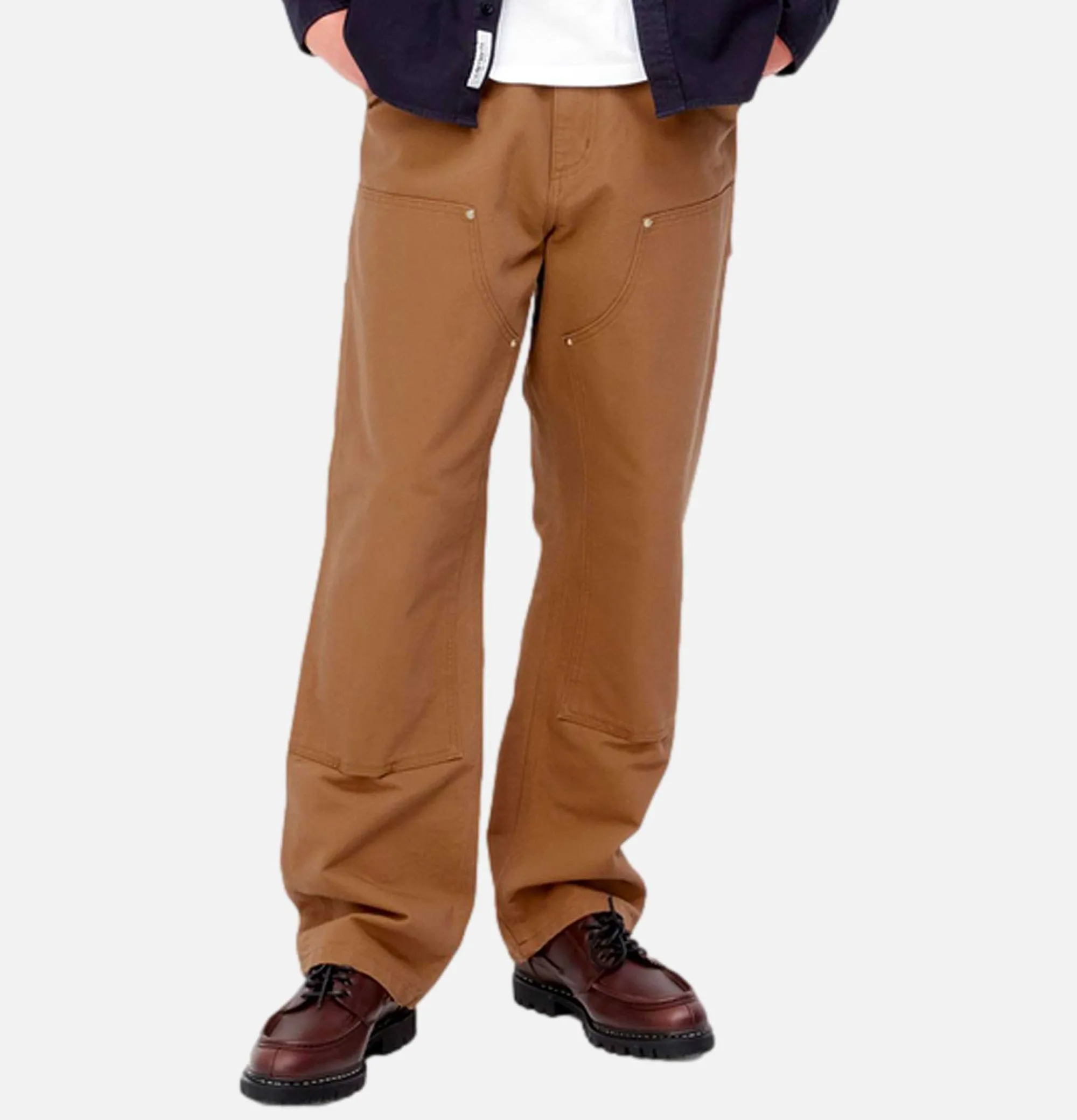 CARHARTT WIP Double Knee Pant Deep H Brown