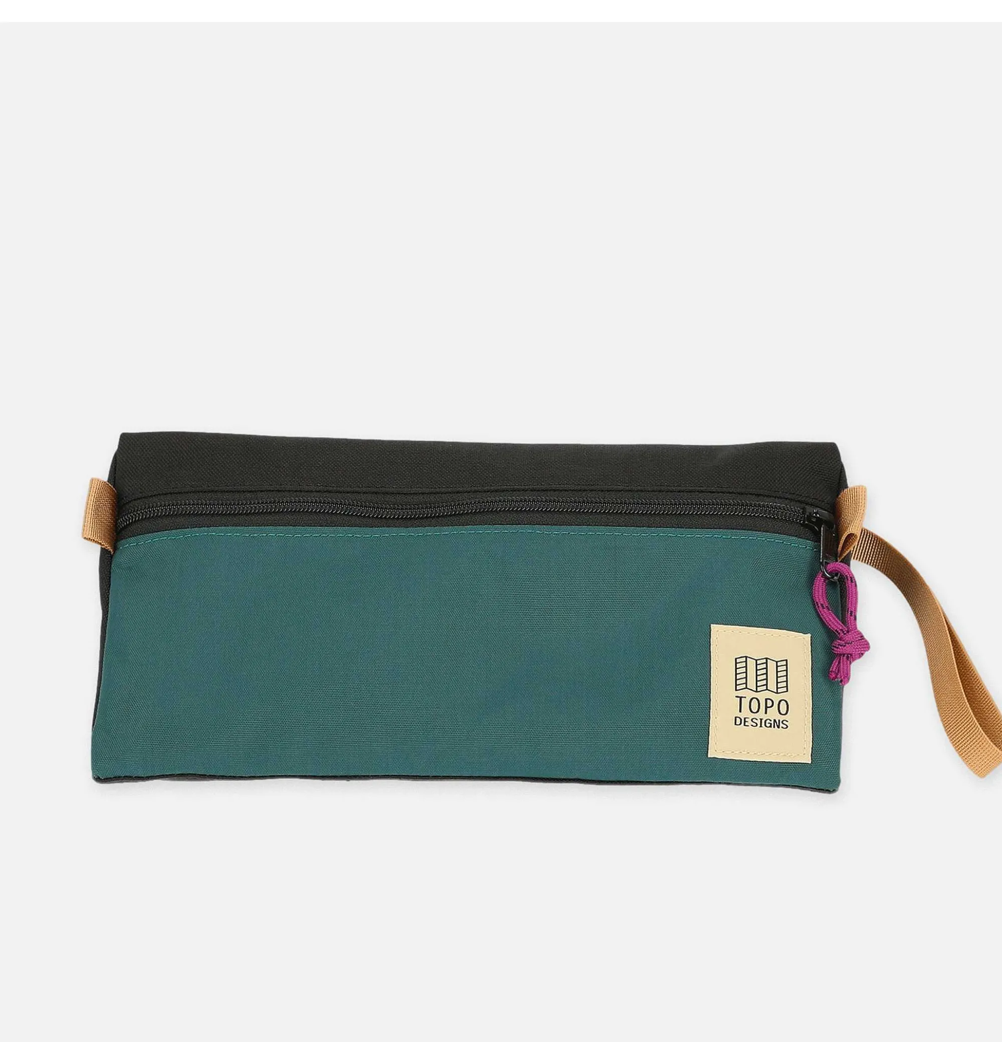 TOPO DESIGNS Dopp Kit Botanic Green Black