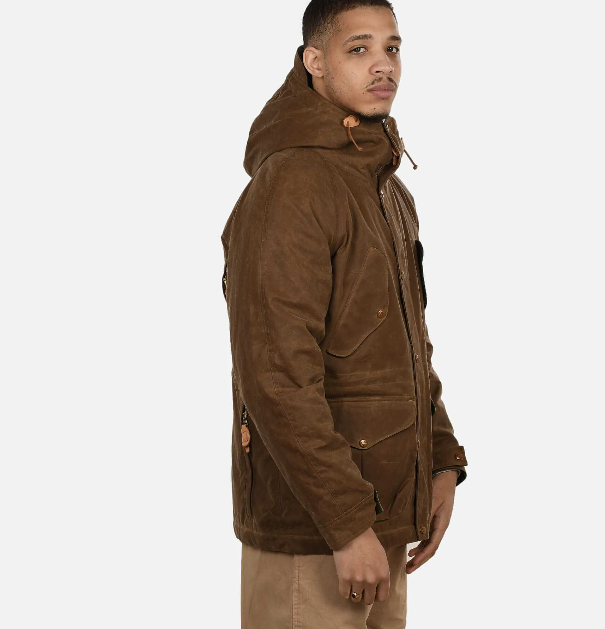 MANIFATTURA CECCARELLI Fisherman Parka Dark Tan