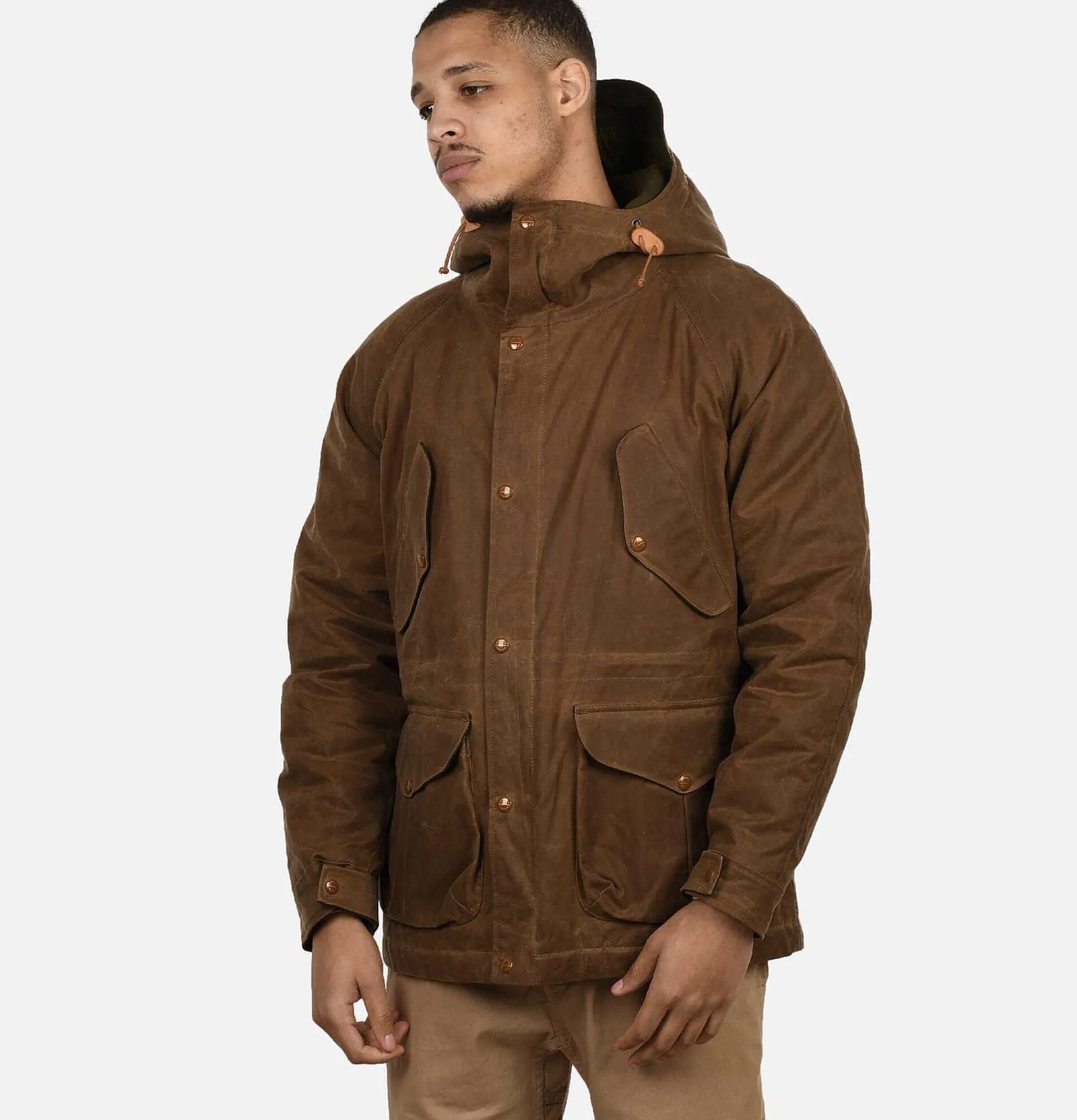 MANIFATTURA CECCARELLI Fisherman Parka Dark Tan