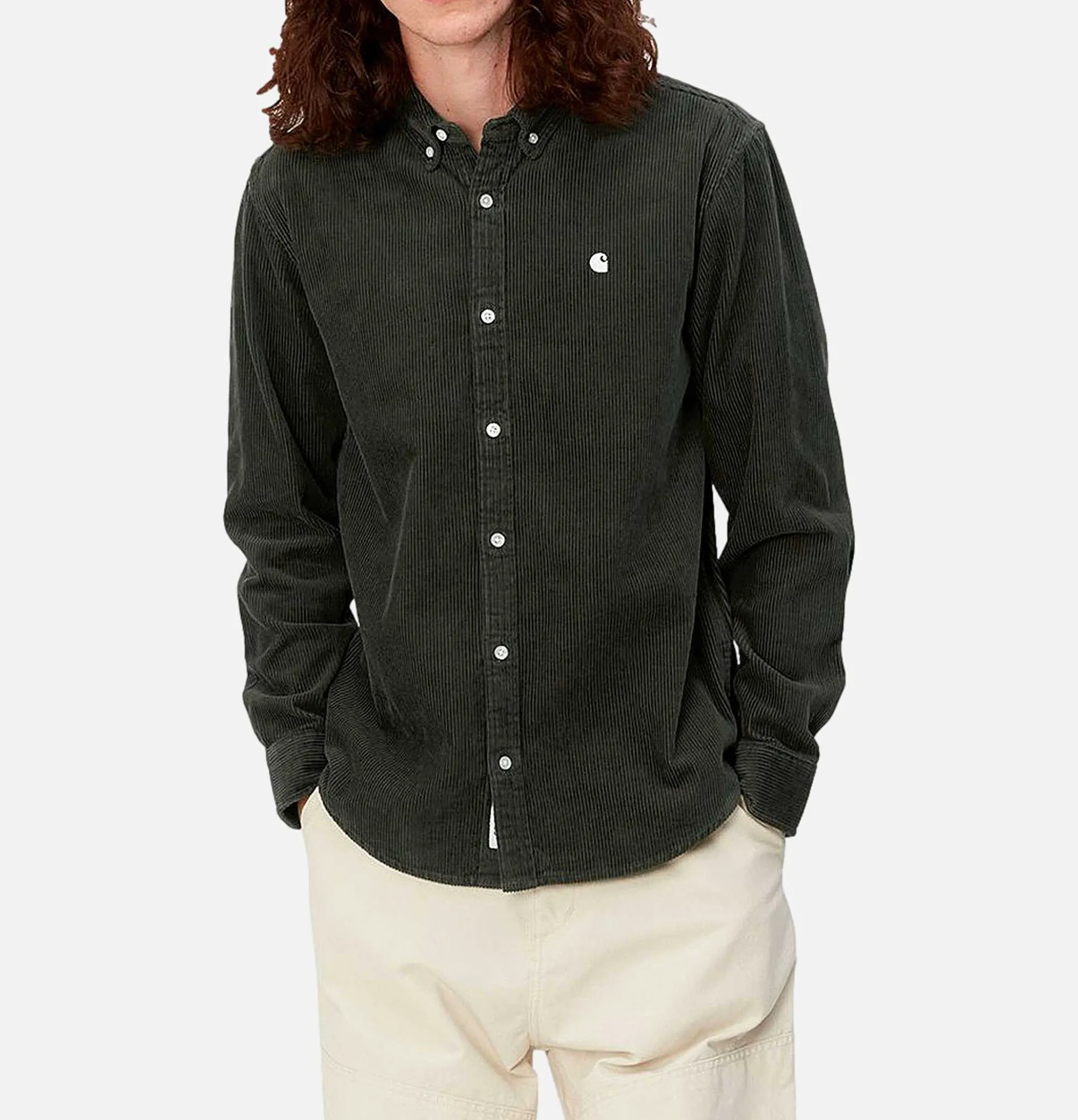 CARHARTT WIP Chemise Madison Cord Plant