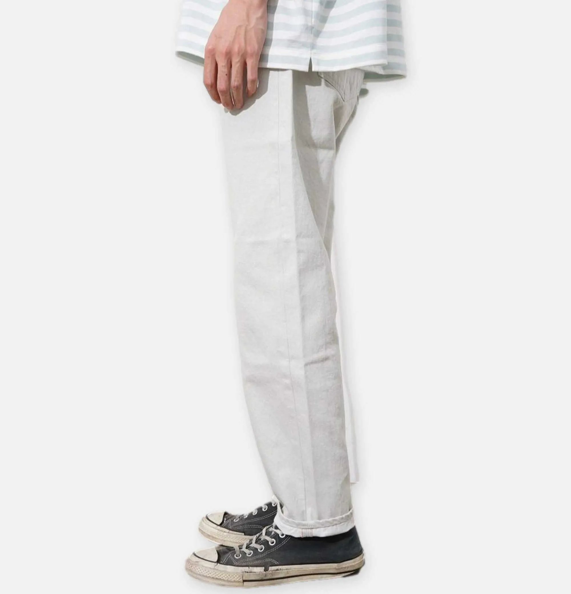 ORDINARY FITS Ankle Denim White