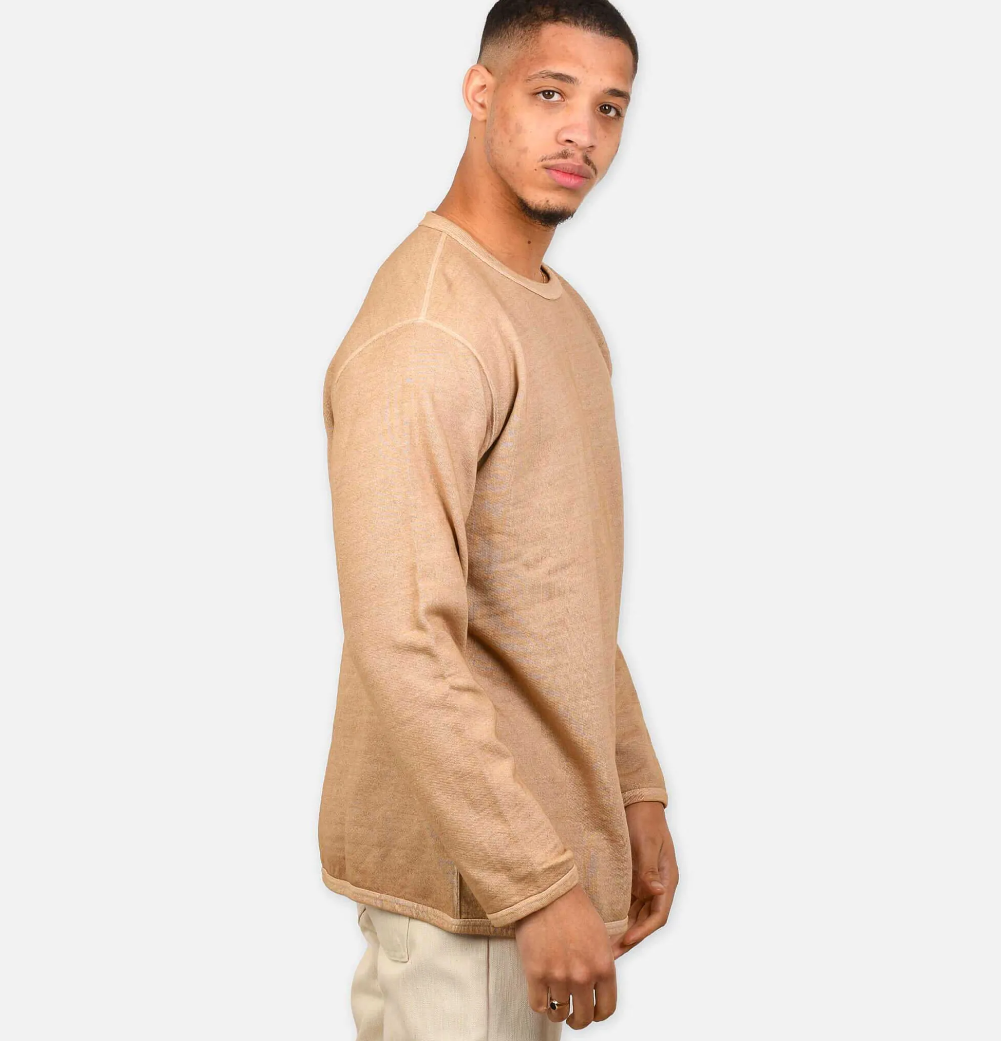 GOOD ON 9Oz Ls Crew Sweat Latte