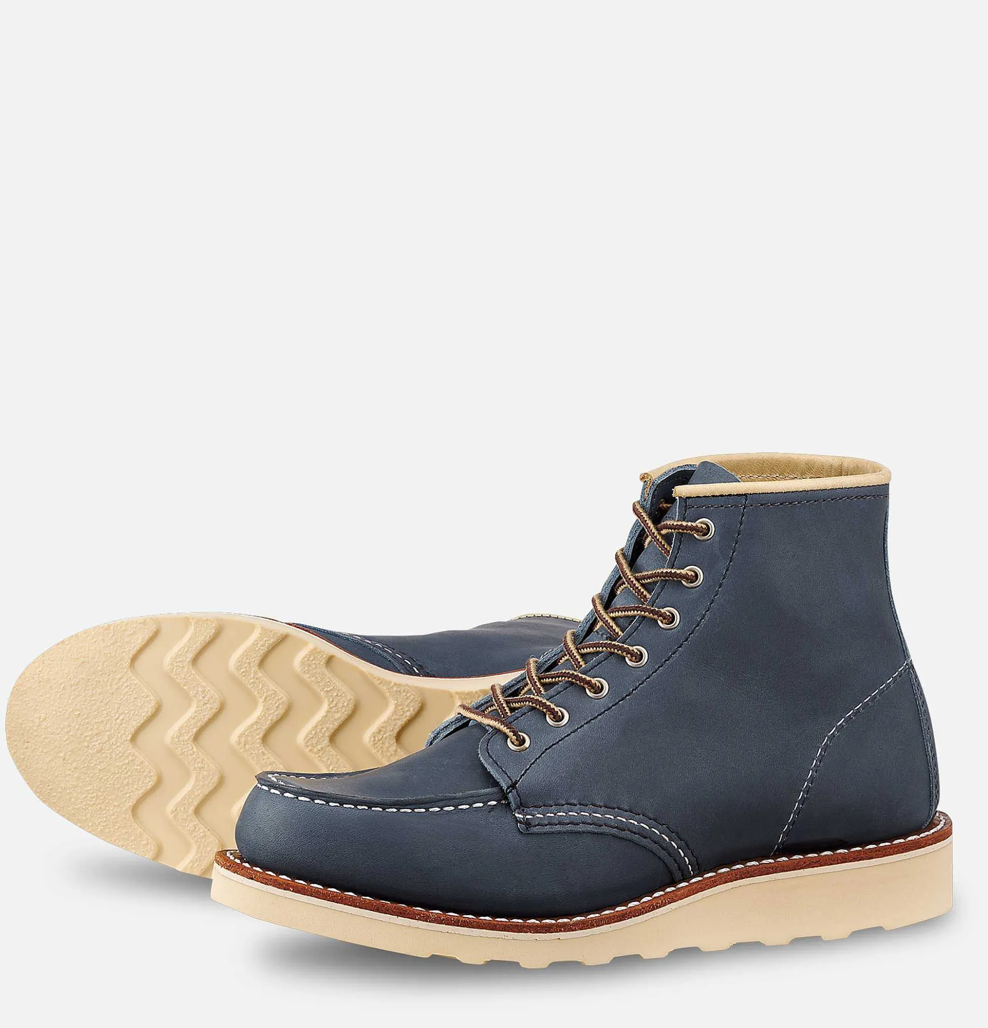 Women RED WING SHOES WOMEN 3353 - Womens Moc Toe Indigo