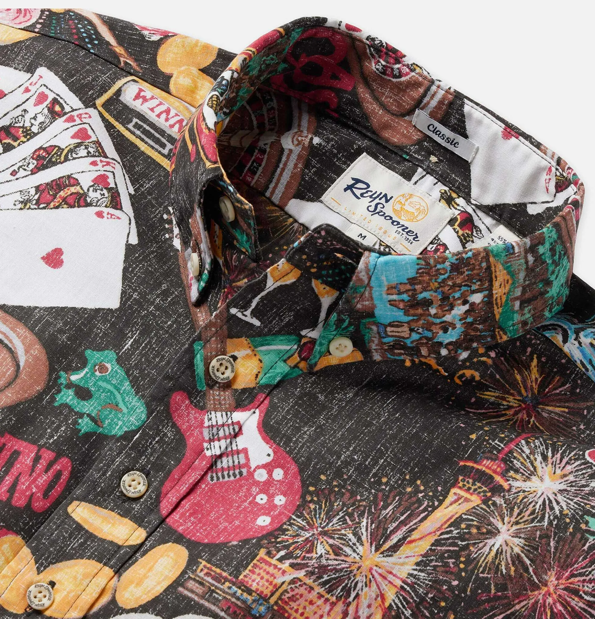 REYN SPOONER Chemise 9Th Island Black