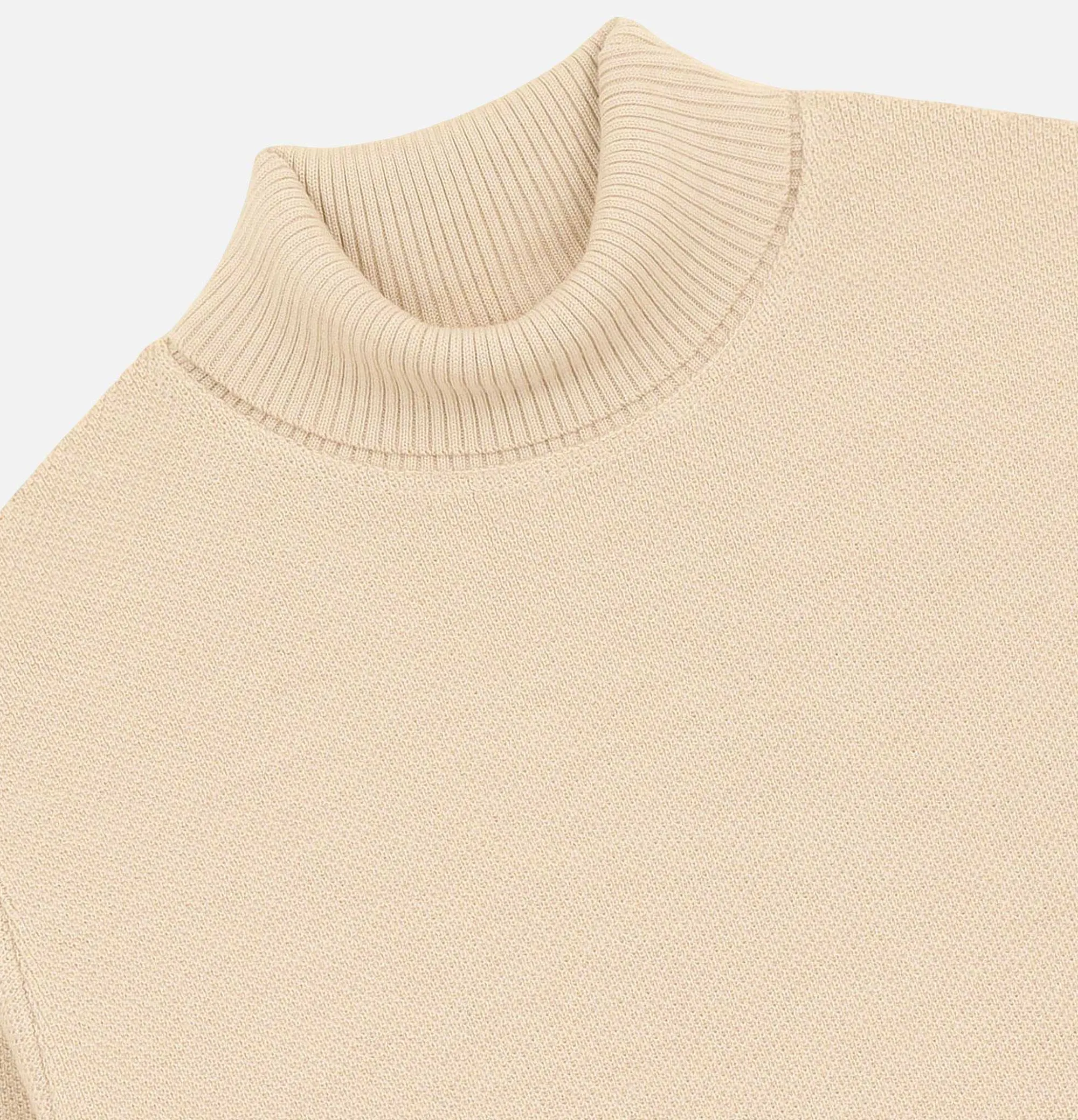 NITTO KNITWEAR Pull Col Roule Youri Natural