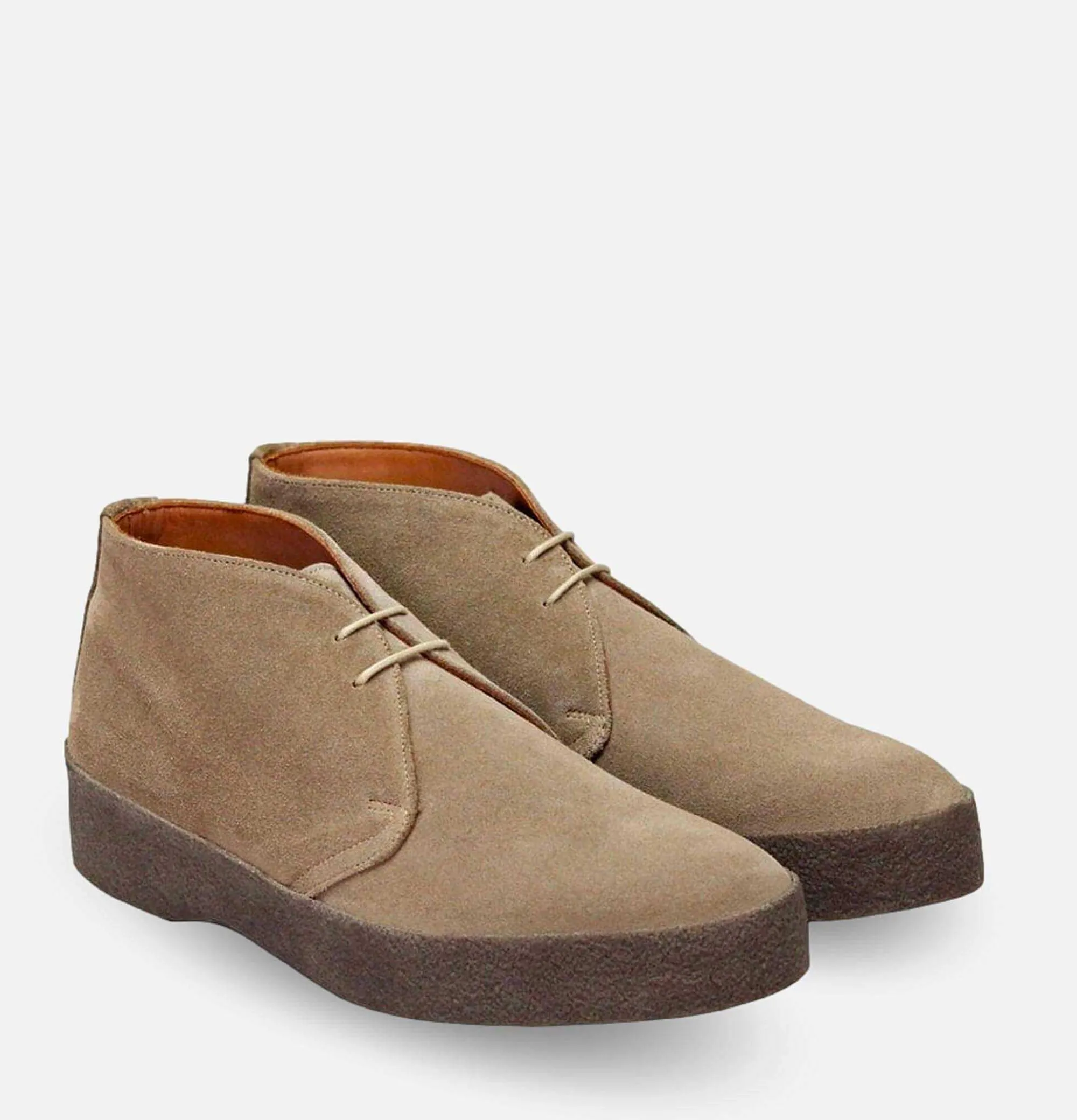 Men SANDERS Hi-Top Boots Dirty Snuff