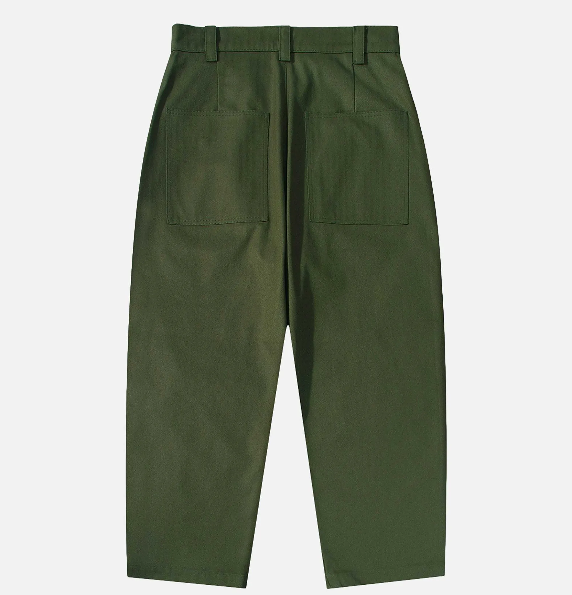 STANDARD TYPES Naval Button Pants Green