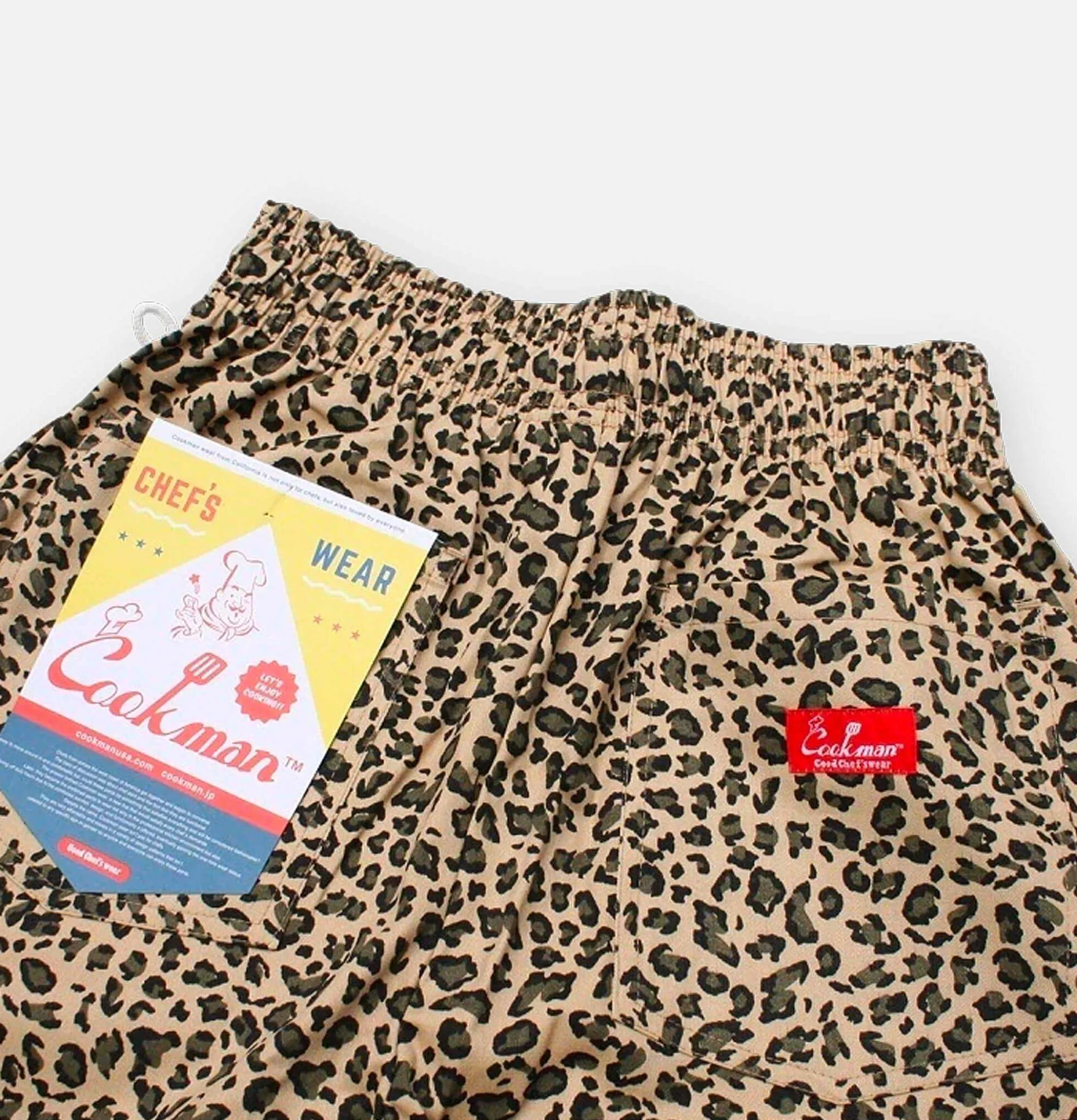 COOKMAN Chef Short Leopard