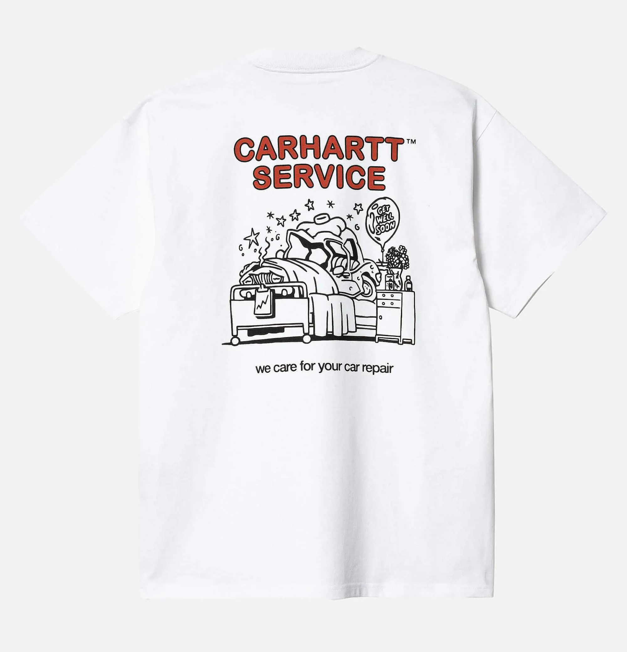 CARHARTT WIP T-Shirt S/S Car Repair White