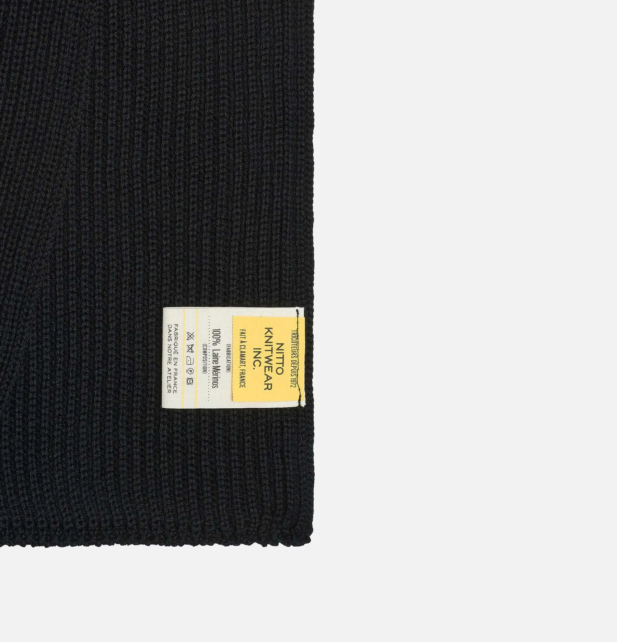 NITTO KNITWEAR Echarpe Loris Black