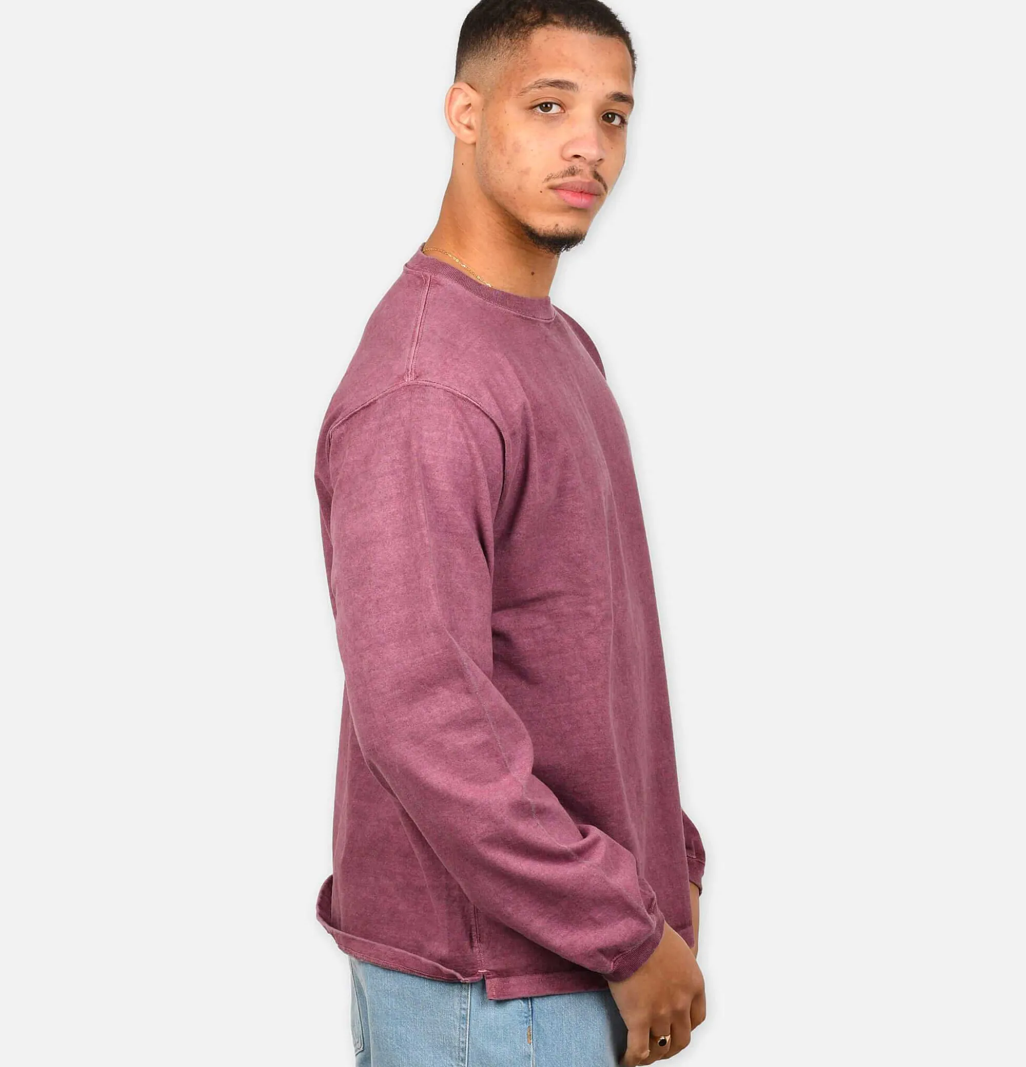 GOOD ON Ls Heavy Crew Tee Azuki