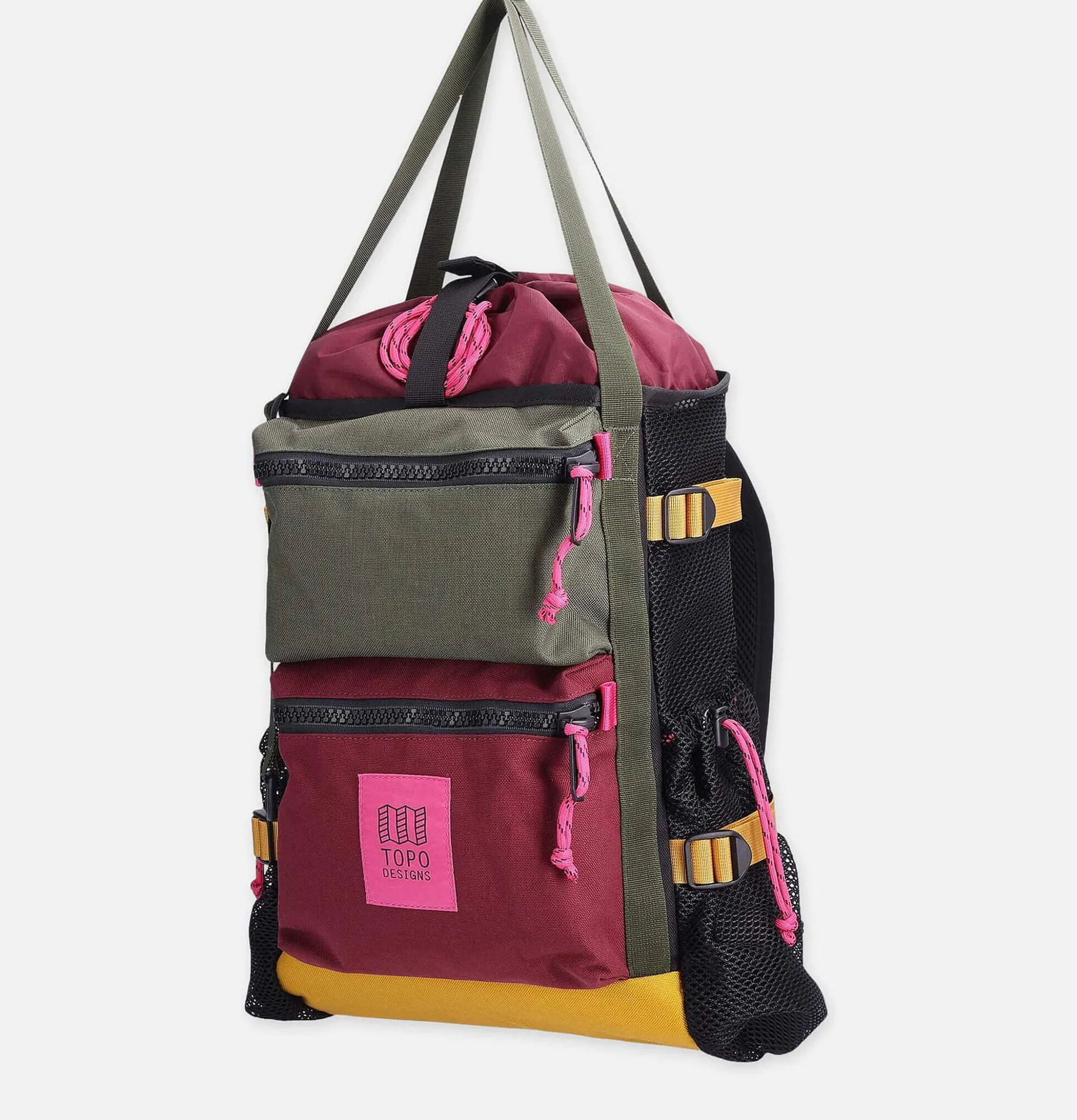 TOPO DESIGNS River Bag Olive Burgundy