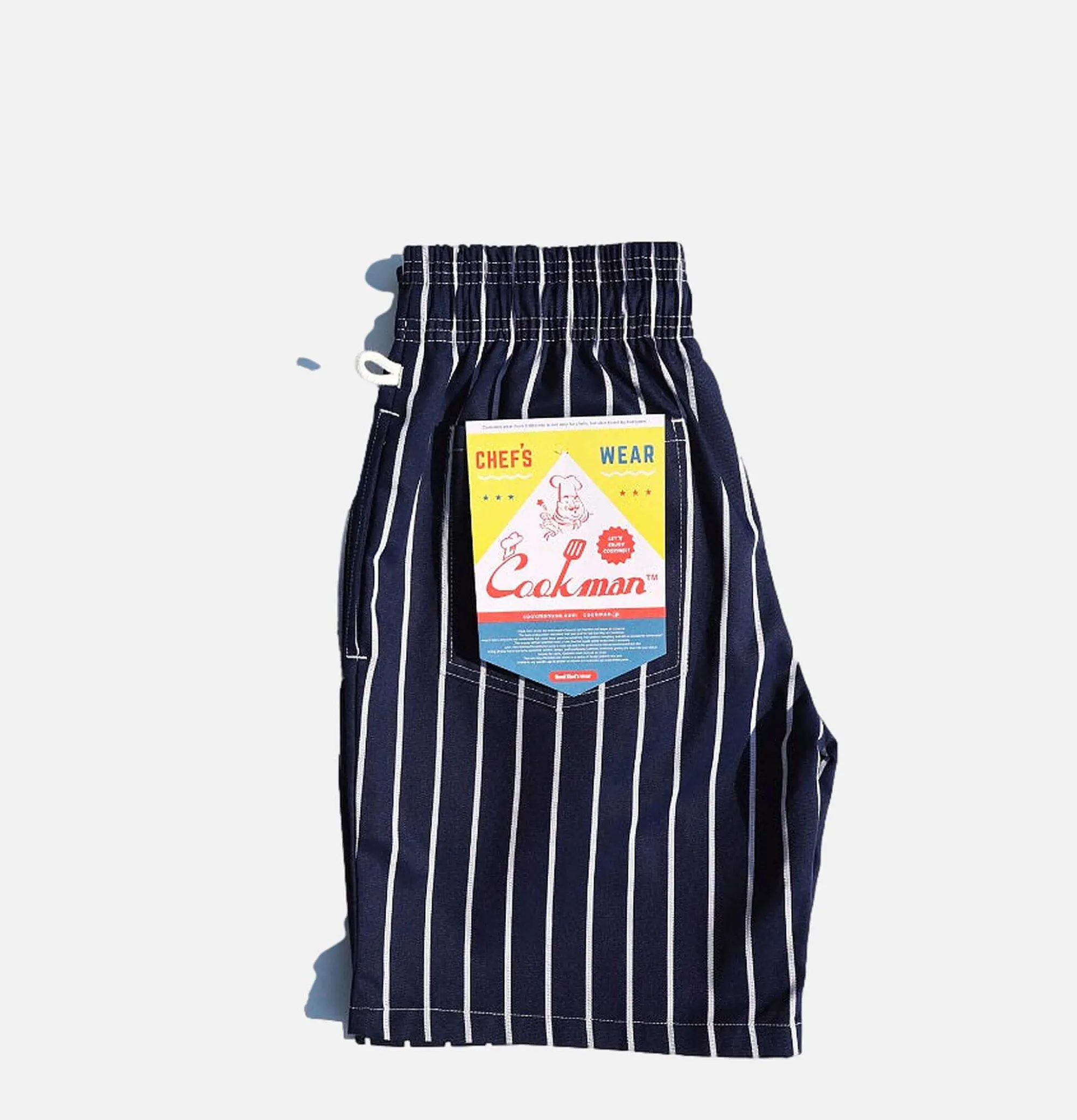 COOKMAN Chef Short Stripe Navy