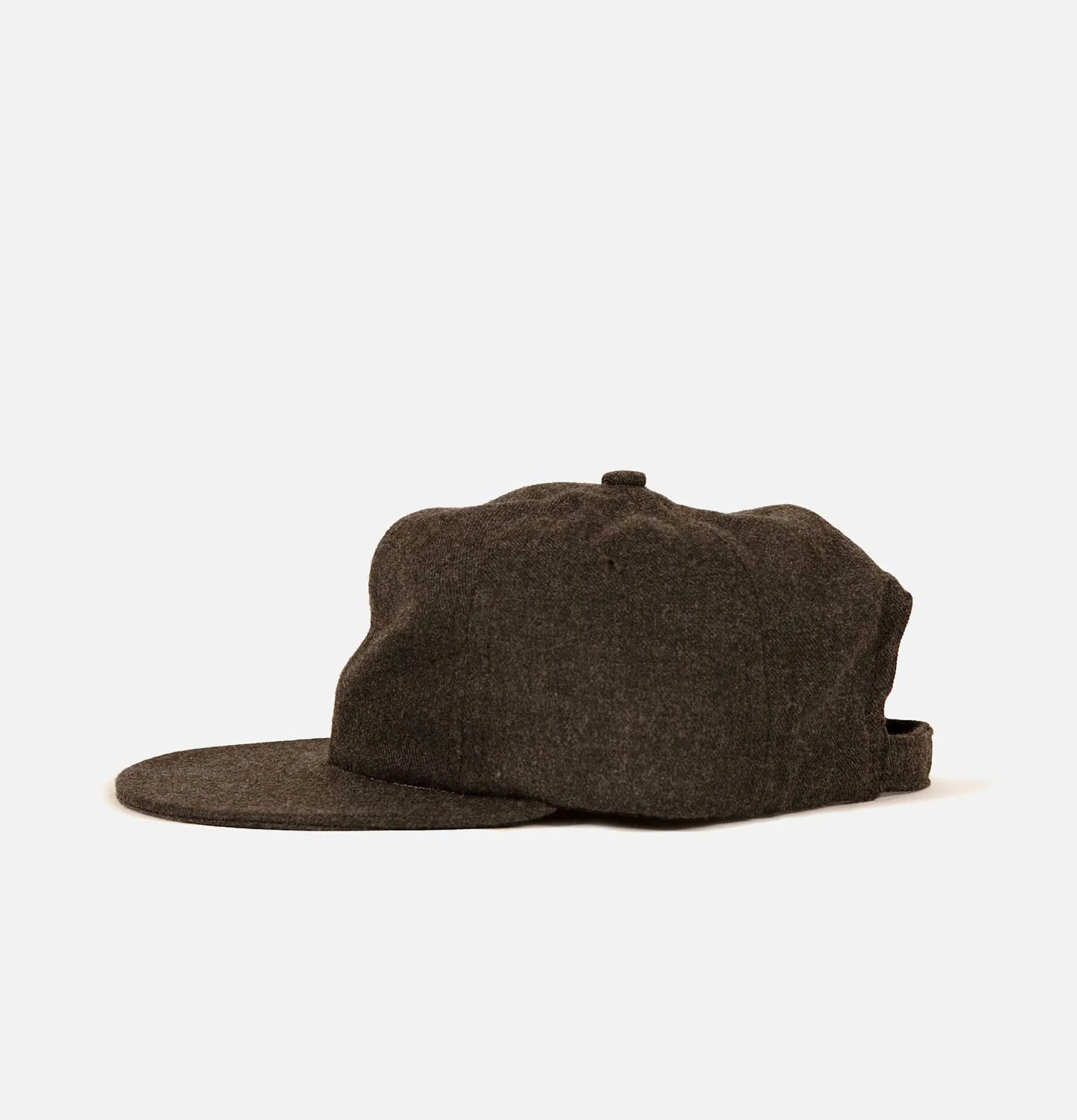 LITE YEAR Wool Serge 6 Panel Cap Charcoal