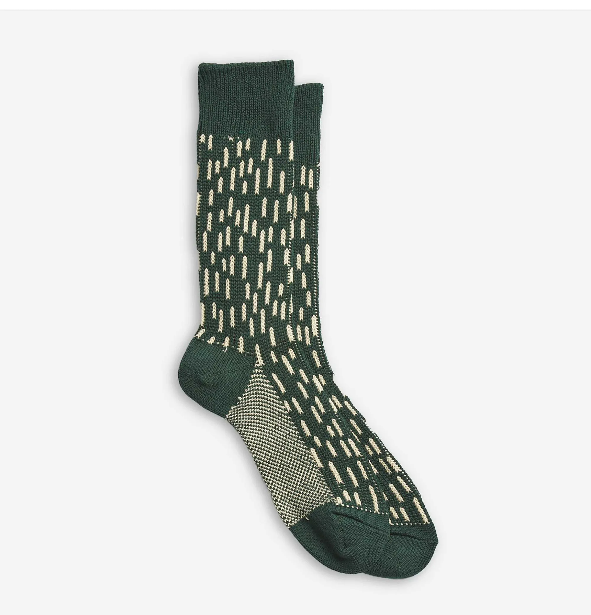 Men ROTOTO Raindrop Socks Green