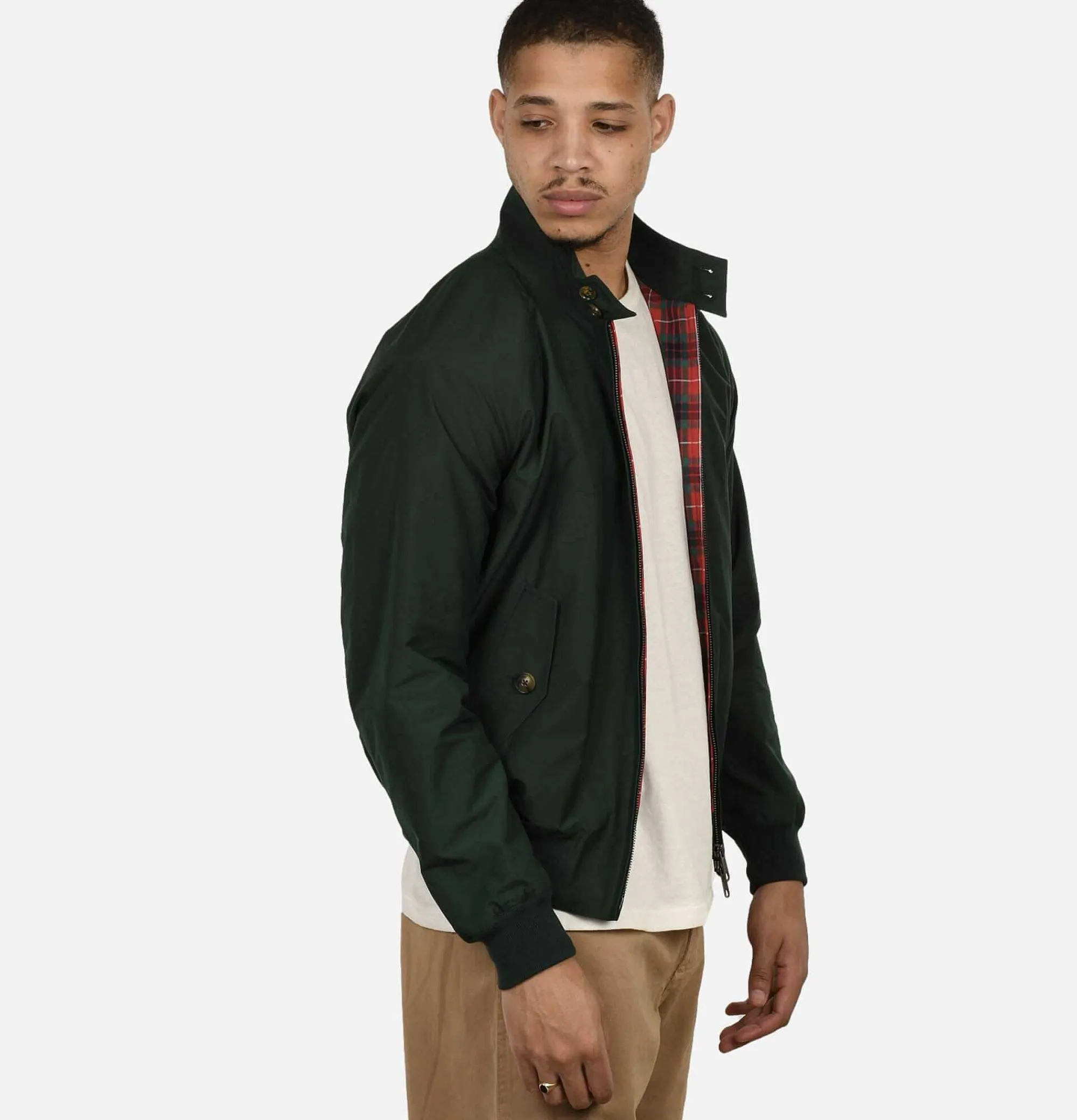 BARACUTA G9 Harrington Jacket Racing Green