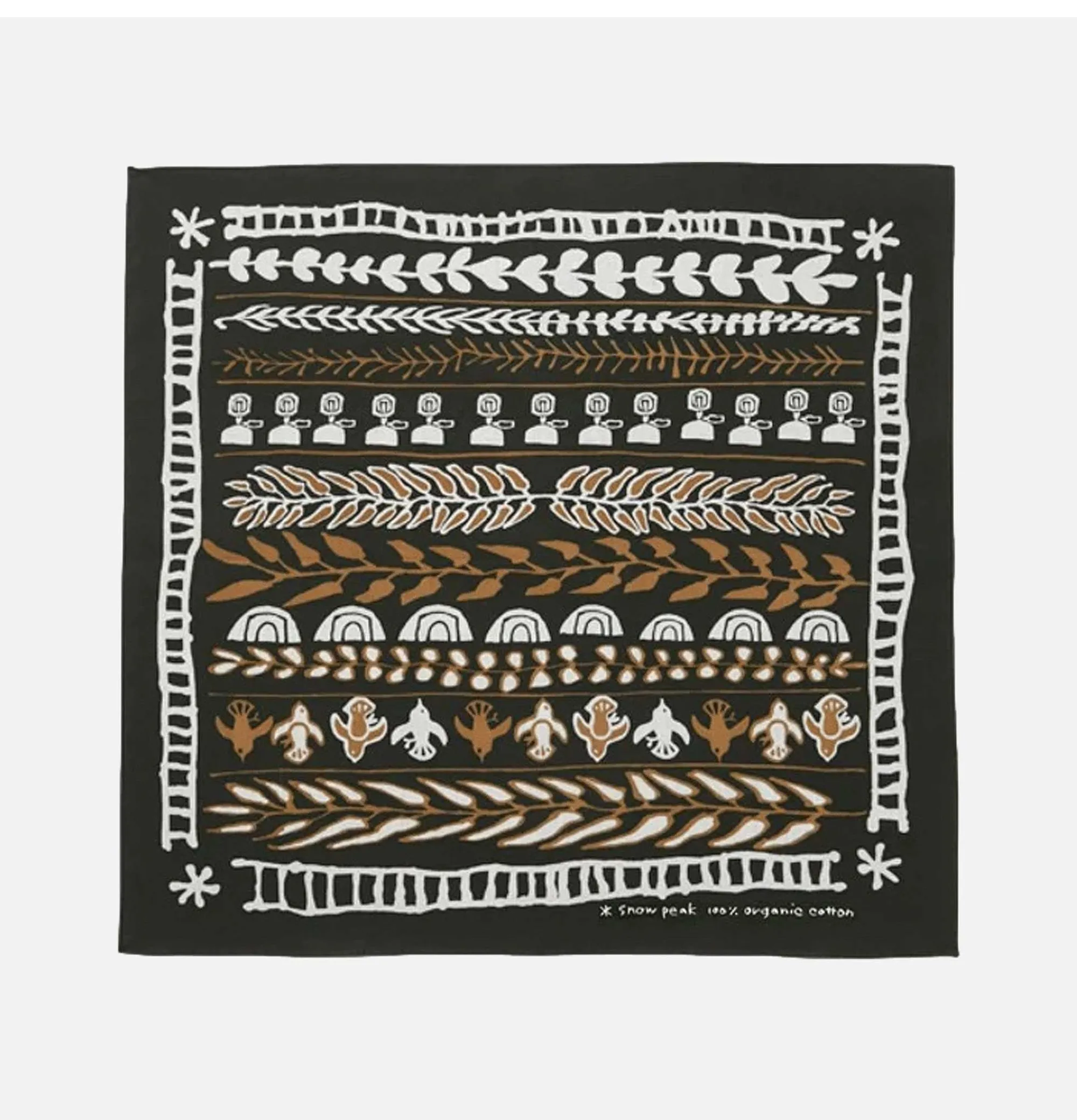 SNOW PEAK Bandana Nordic Moss Green