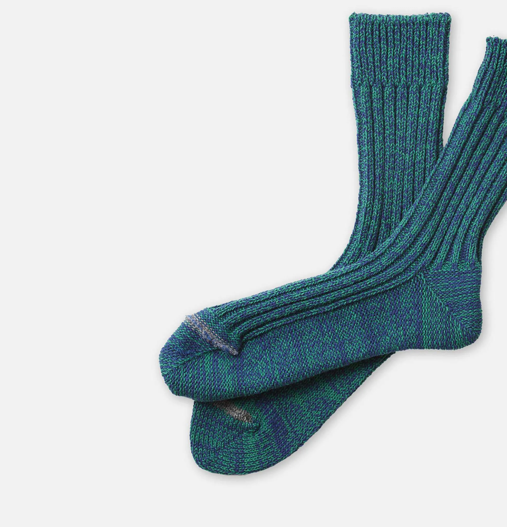 Men ROTOTO Recycle Cotton Ribbed Socks