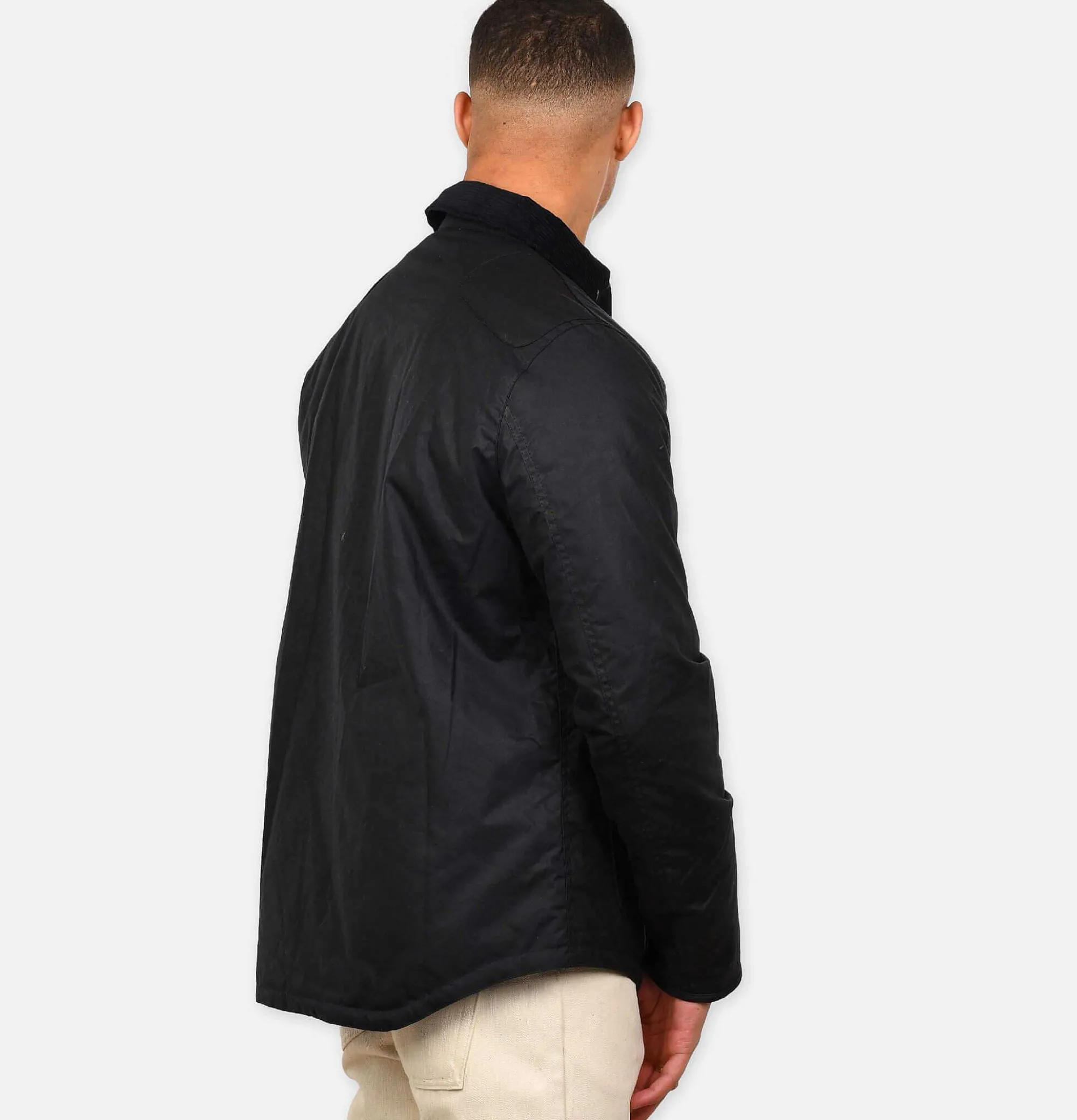 BARBOUR Reelin Wax Jacket Navy