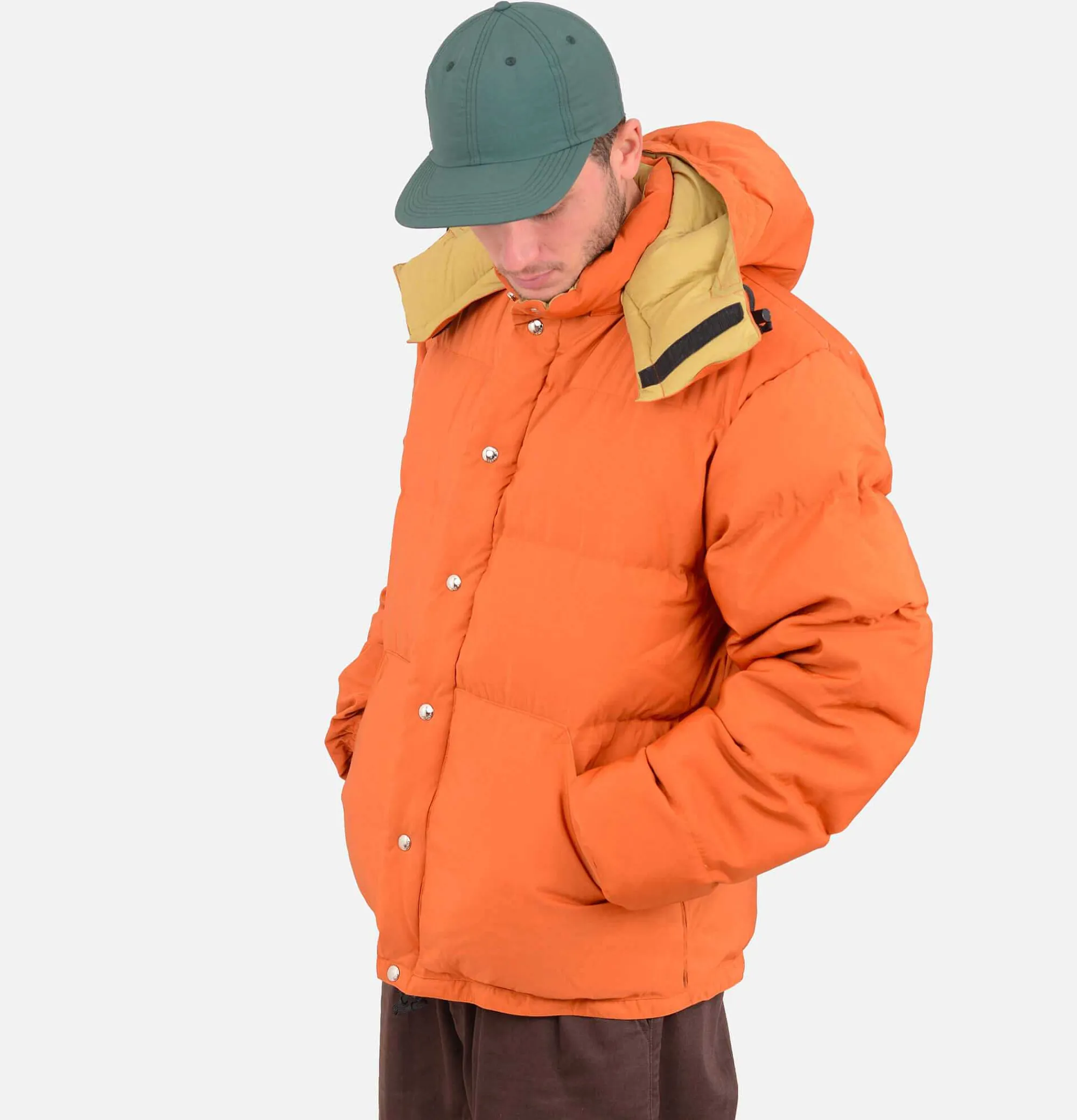 CRESCENT DOWN WORKS Down Sweater Jacket Rust