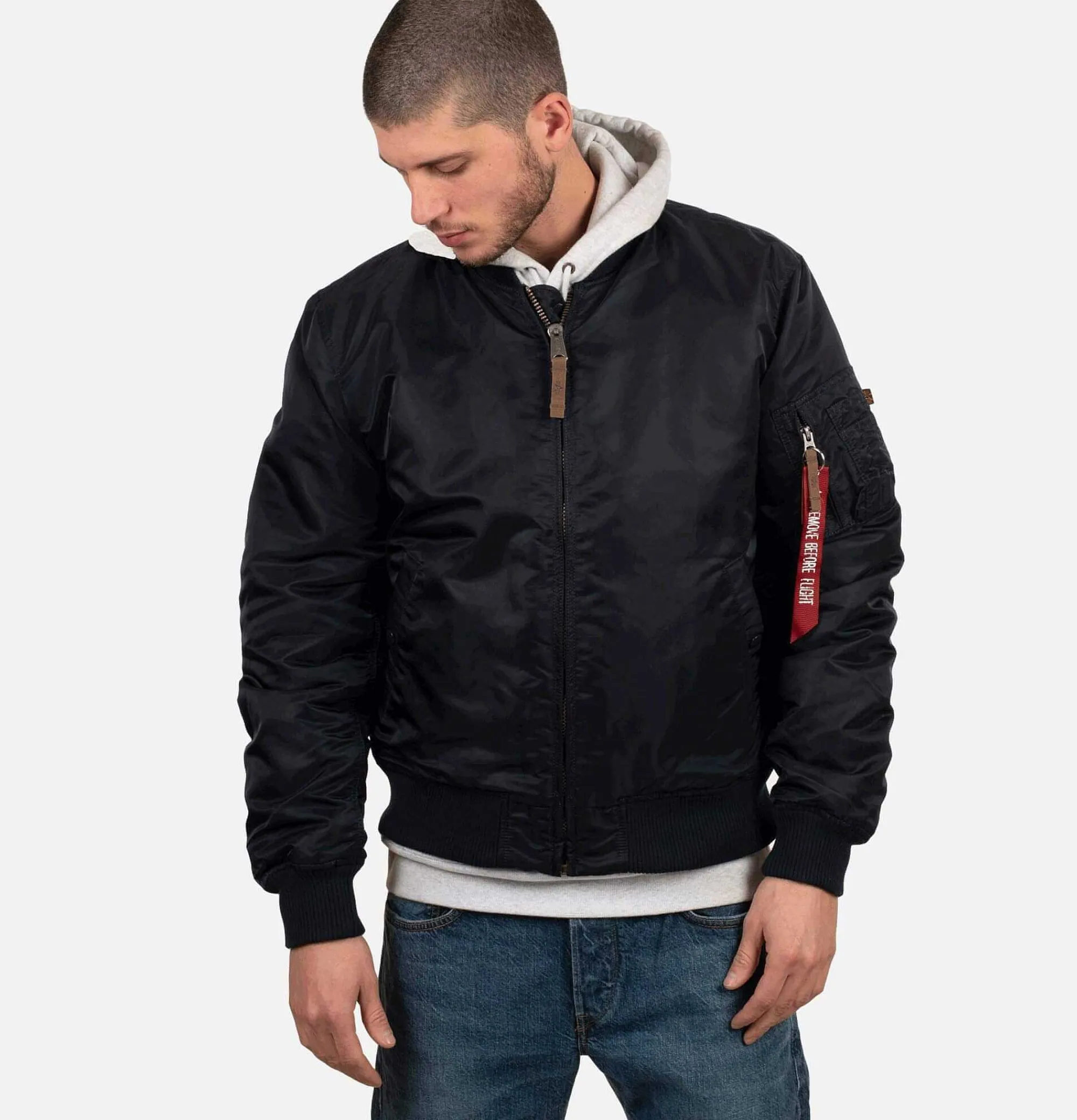 ALPHA INDUSTRIES Bomber Jacket Ma-1 Blue