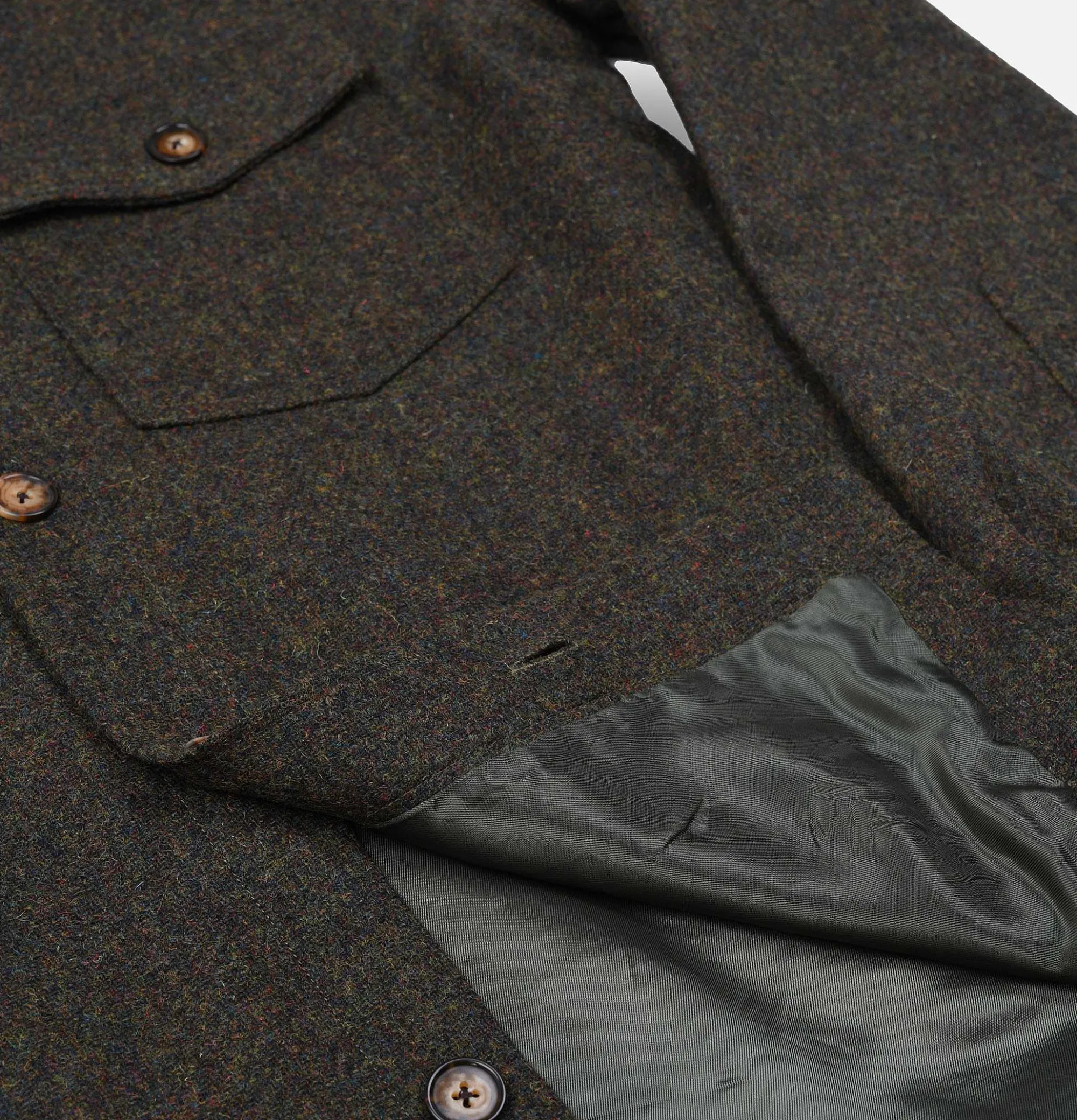 PORTUGUESE FLANNEL Woodfield Overshirt Green