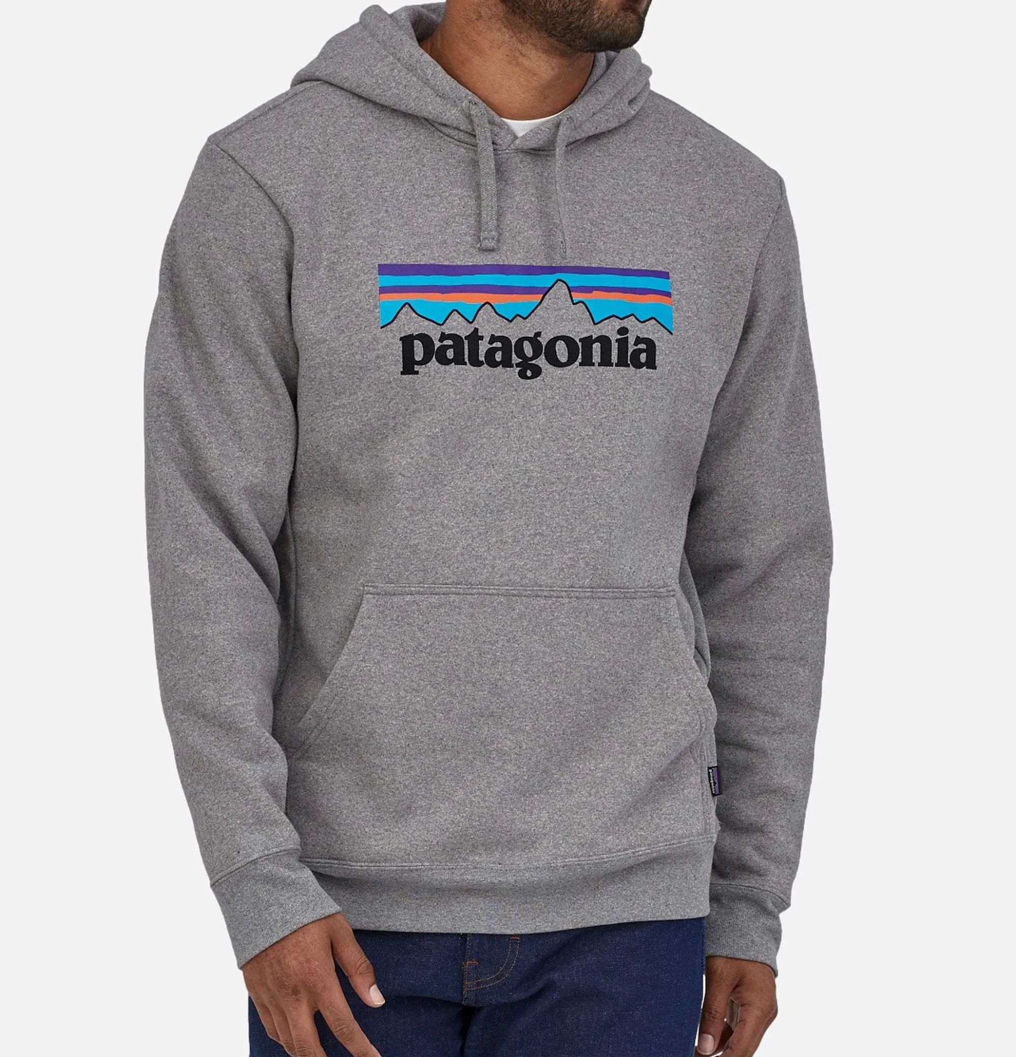PATAGONIA Hoody P6 Label Gravel Heather